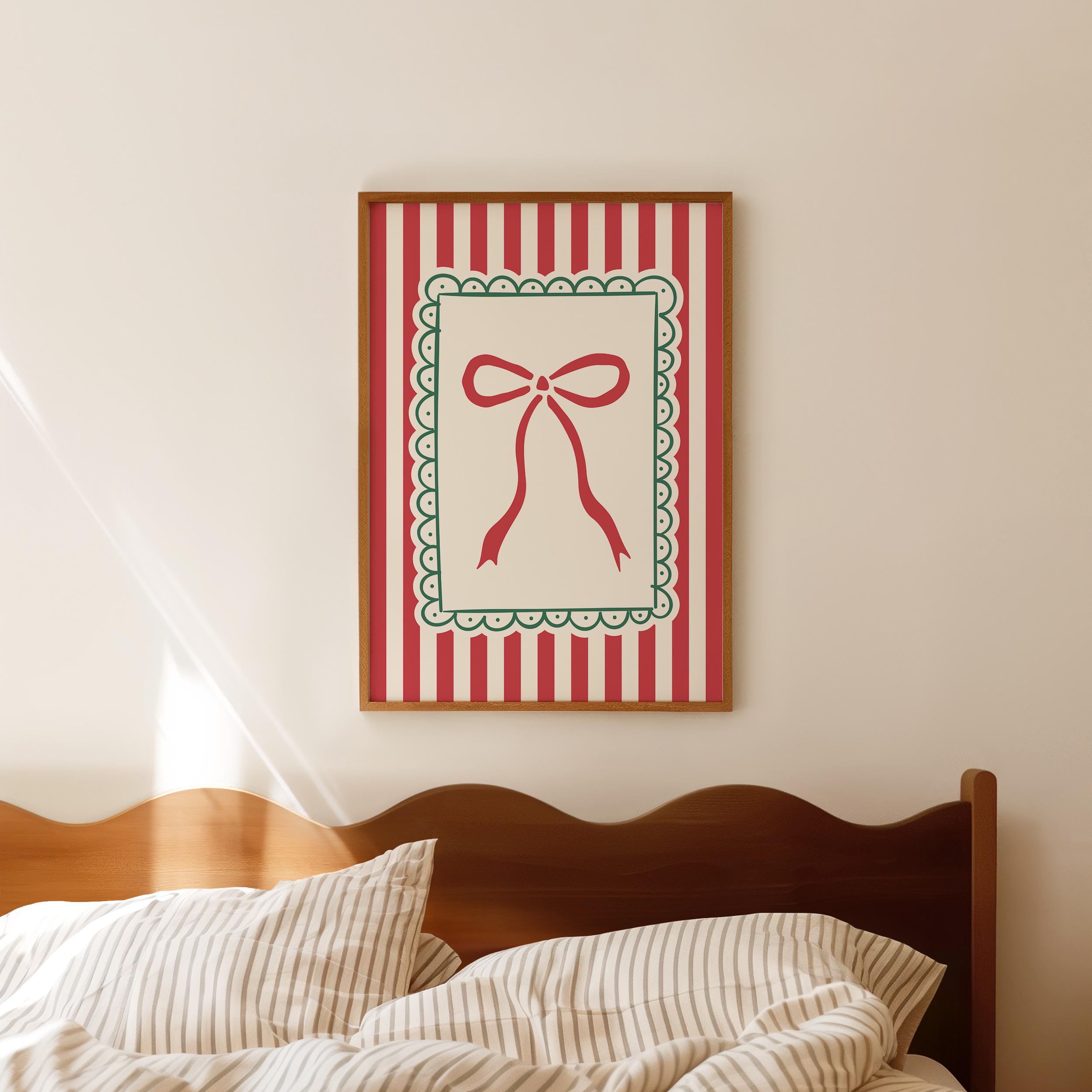 Striped Christmas Print - Image 5