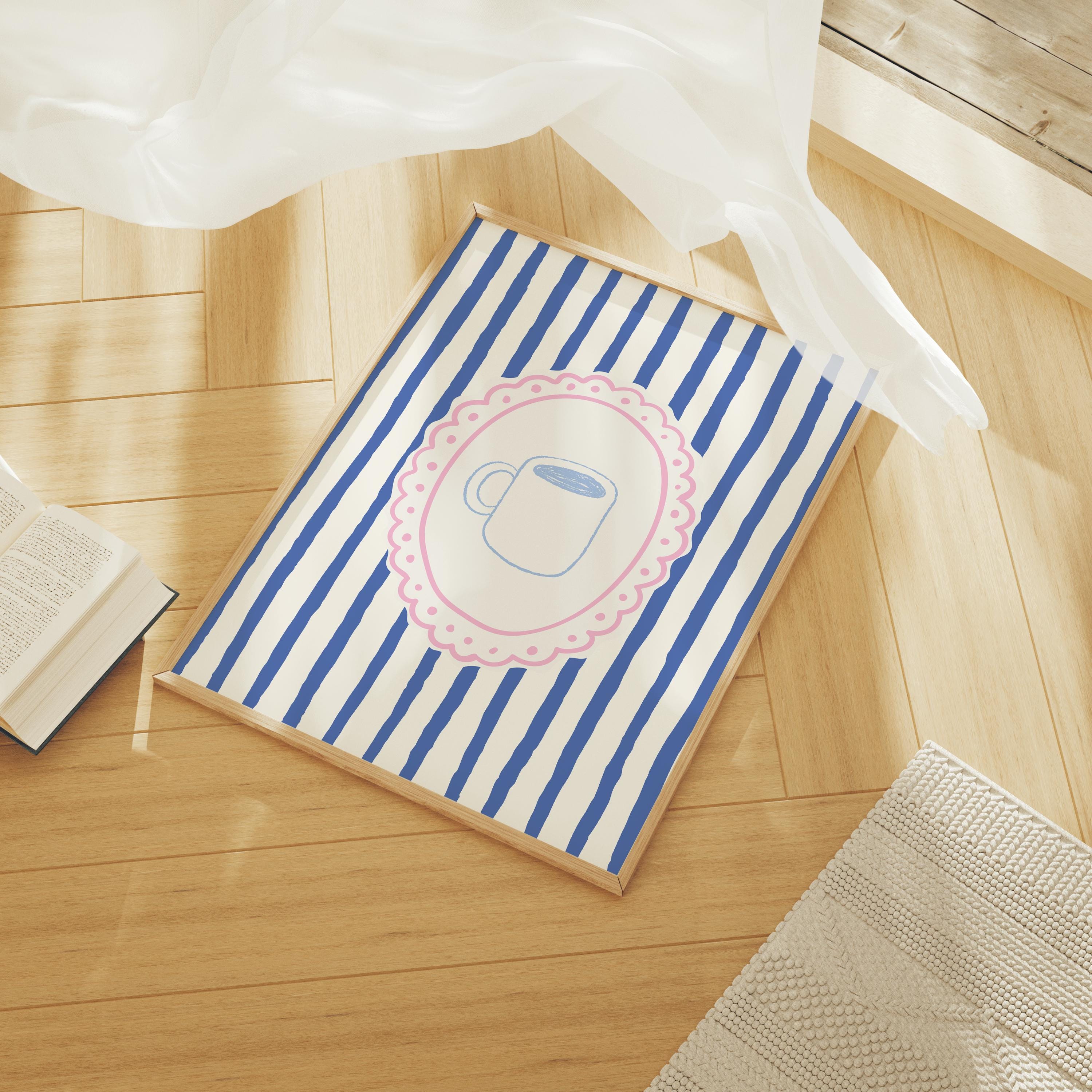 Striped Coffee Mug Print - Image 2