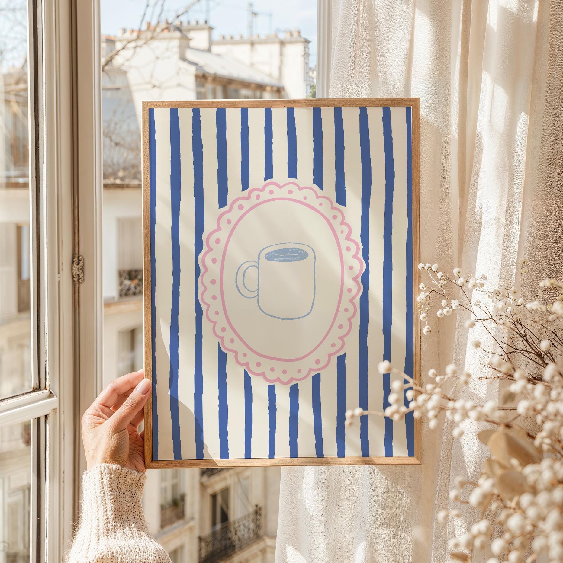 Striped Coffee Mug Print - Image 4