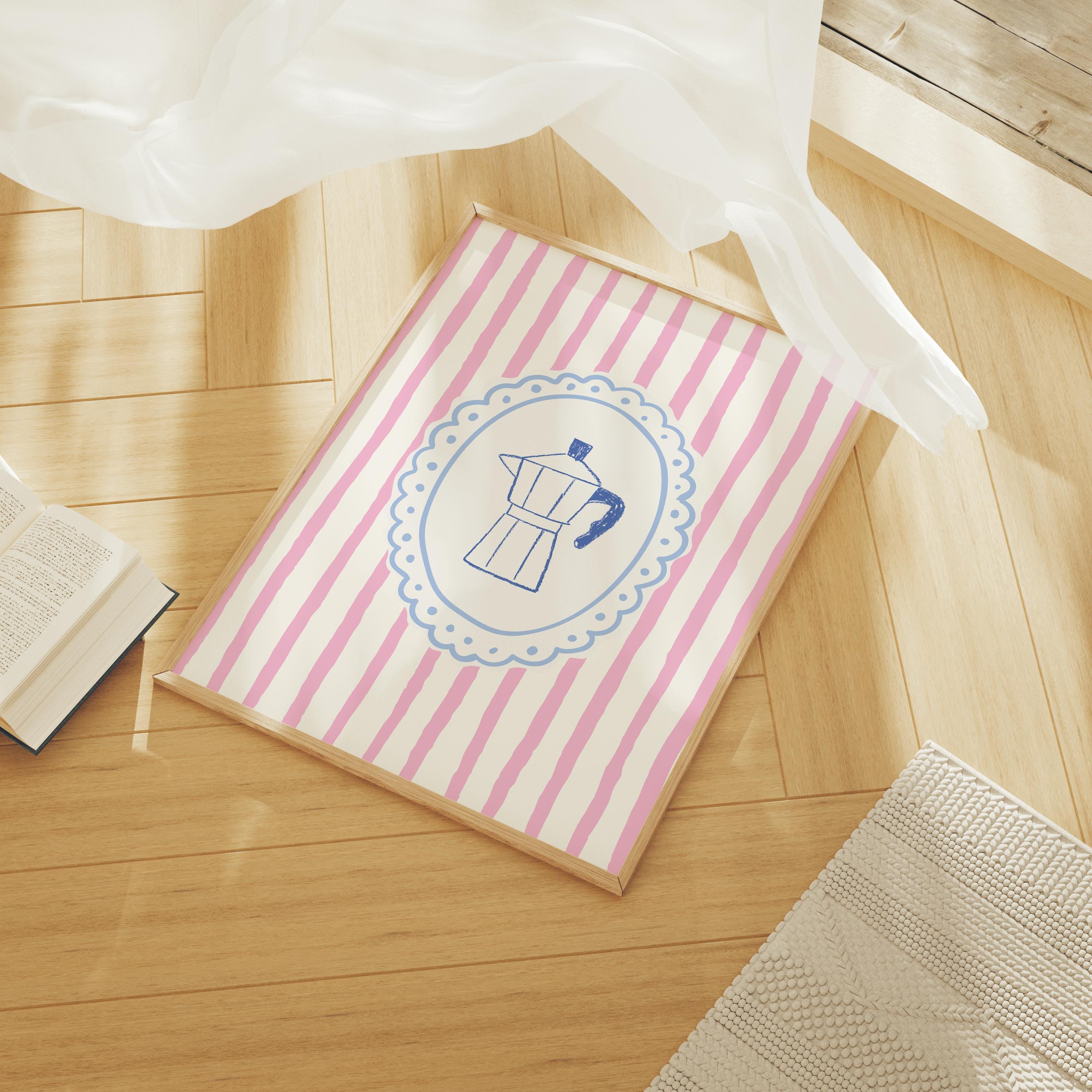 Striped Coffee Print - Image 3