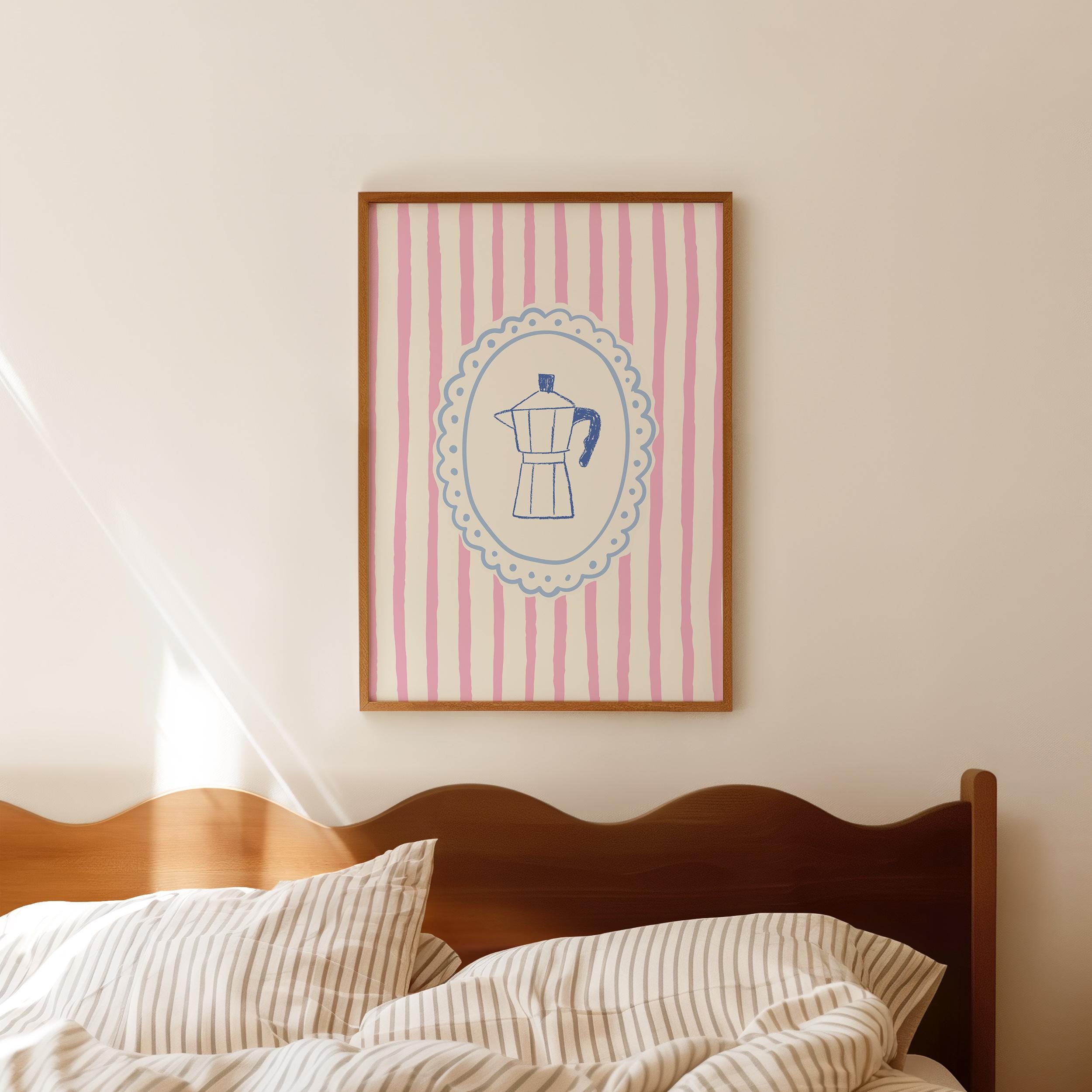 Striped Coffee Print - Image 4