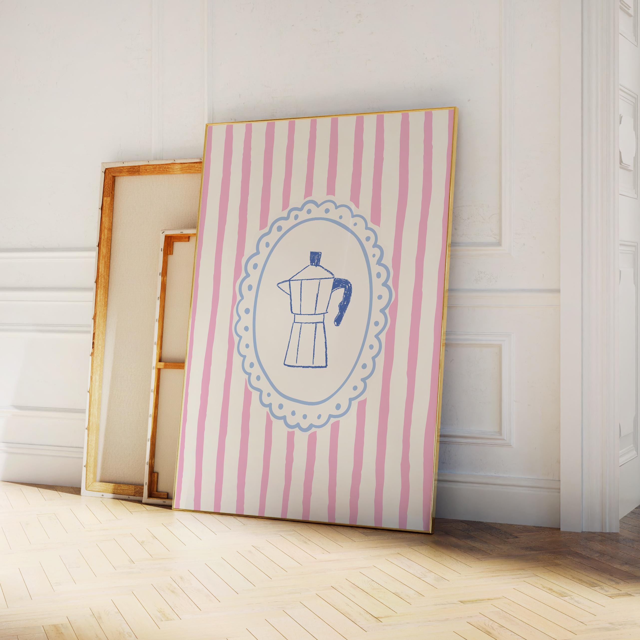 Striped Coffee Print - Image 5