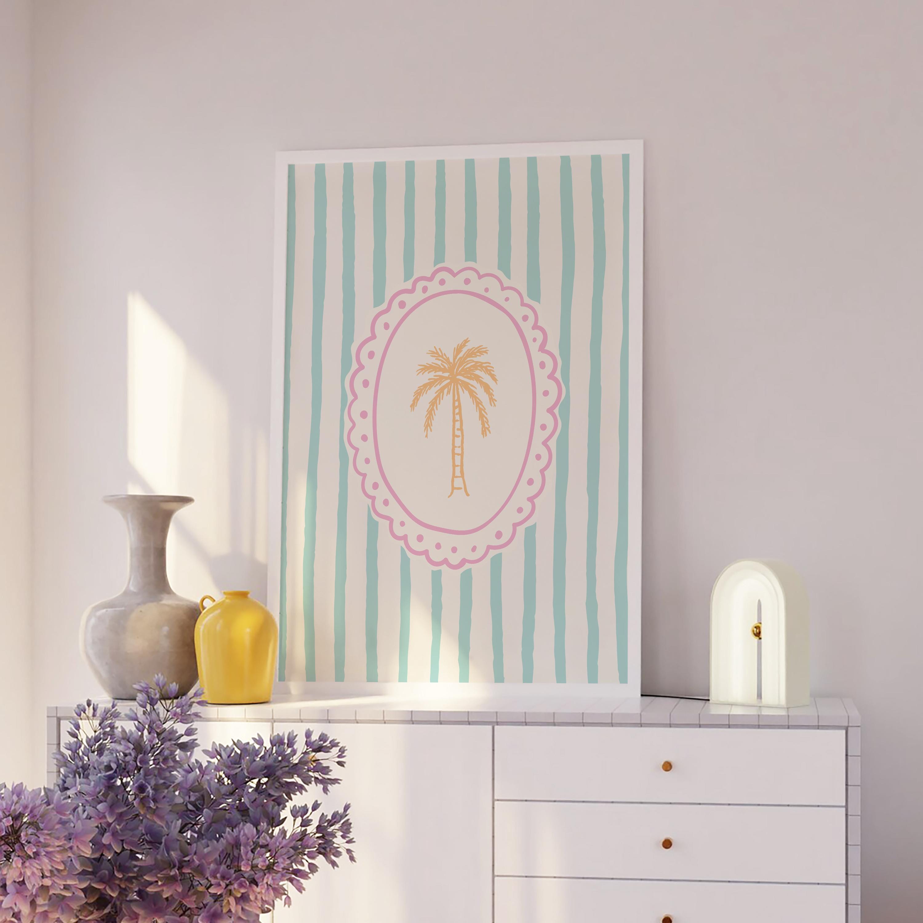 Striped Palm Tree Print - Image 5