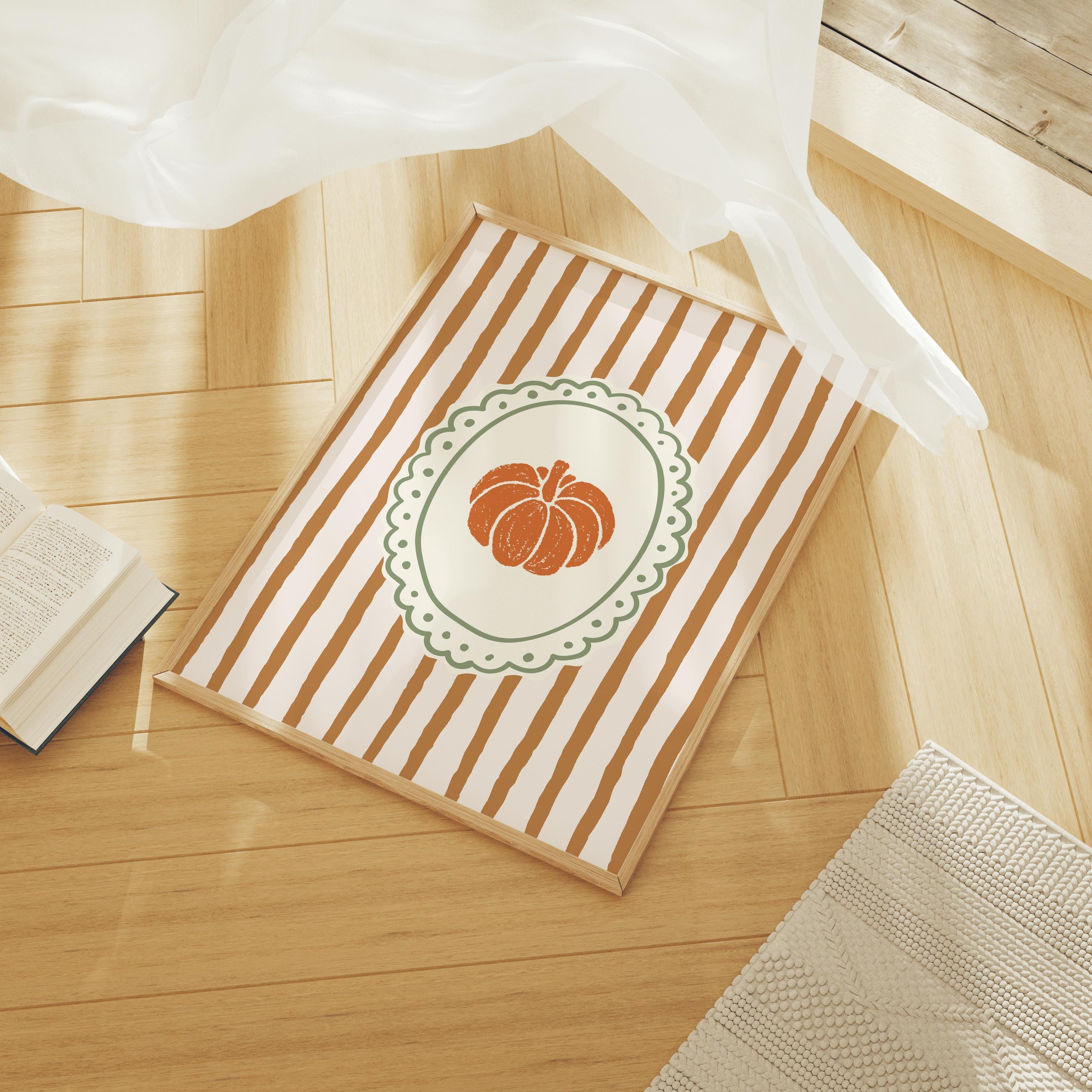 Striped Pumpkin Print - Image 2