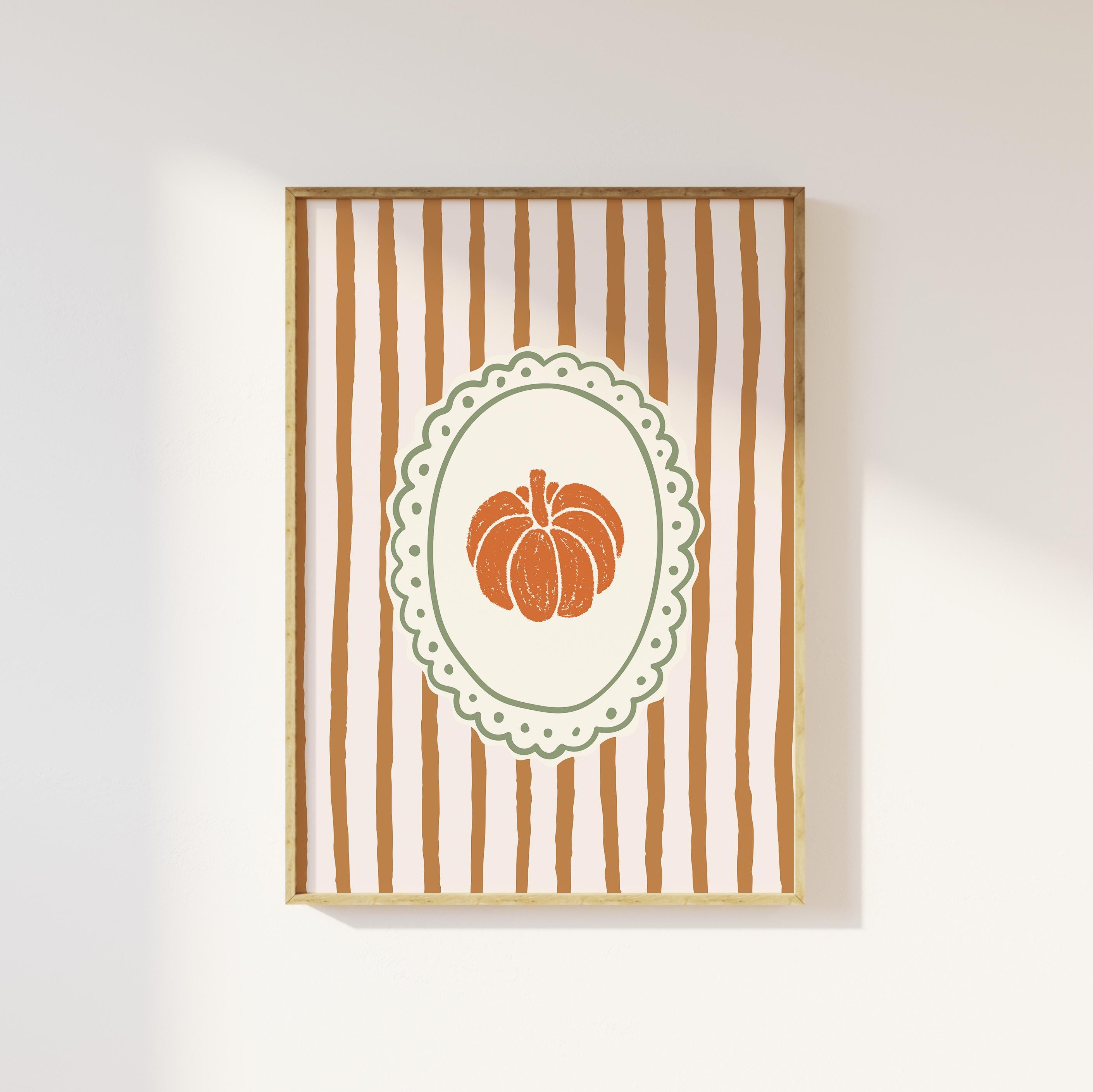 Striped Pumpkin Print - Image 3
