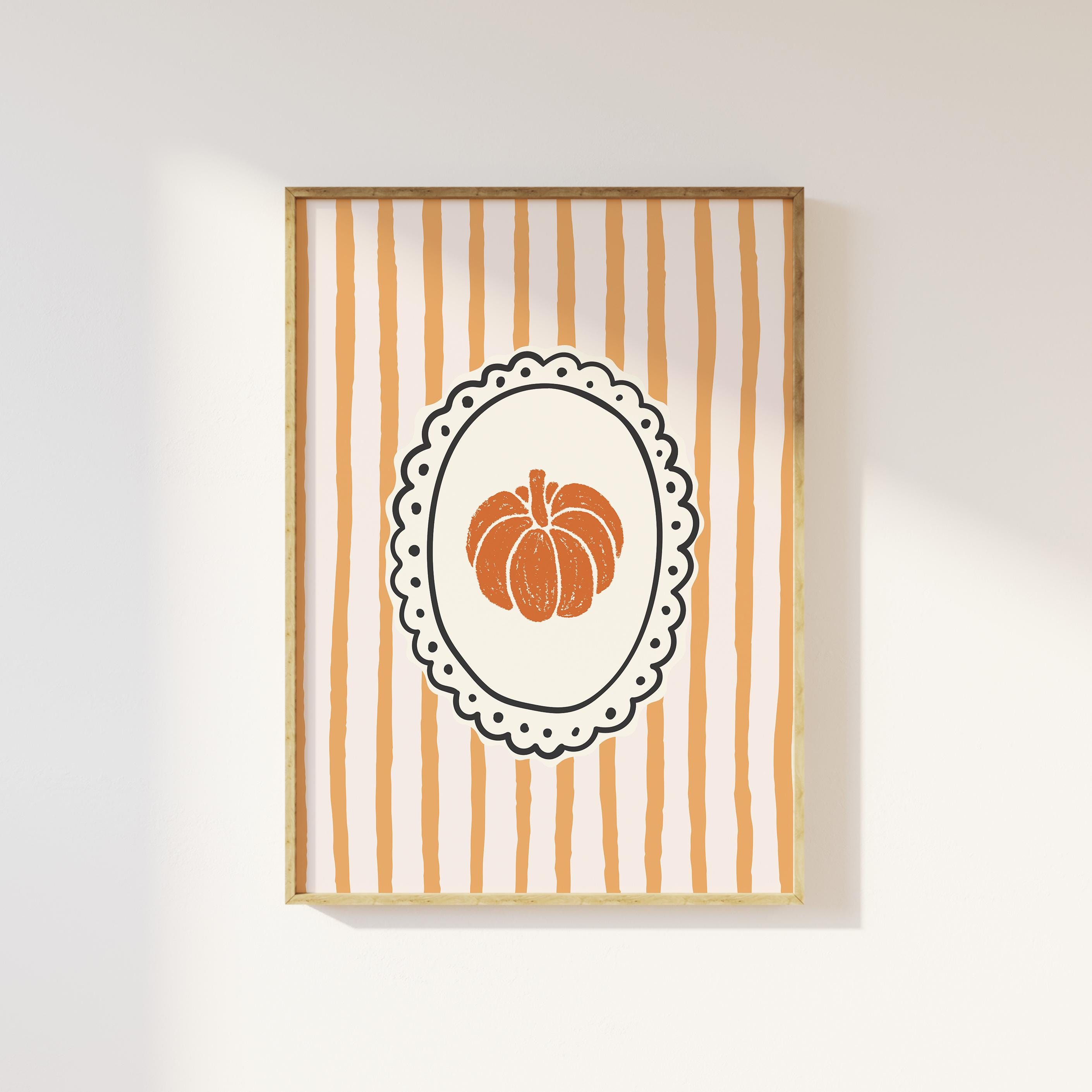 Striped Pumpkin Print - Image 5