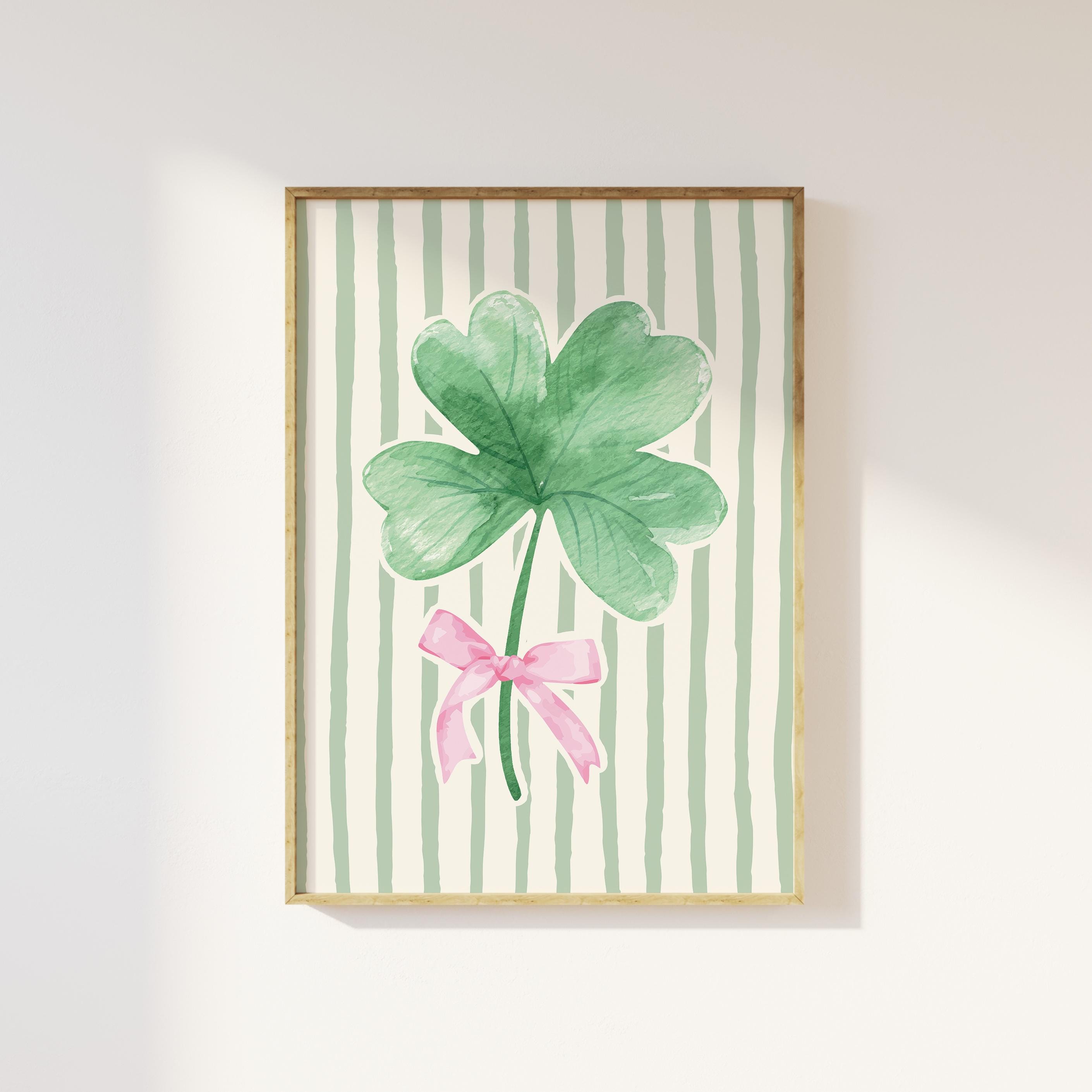 Striped Shamrock Print - Image 2