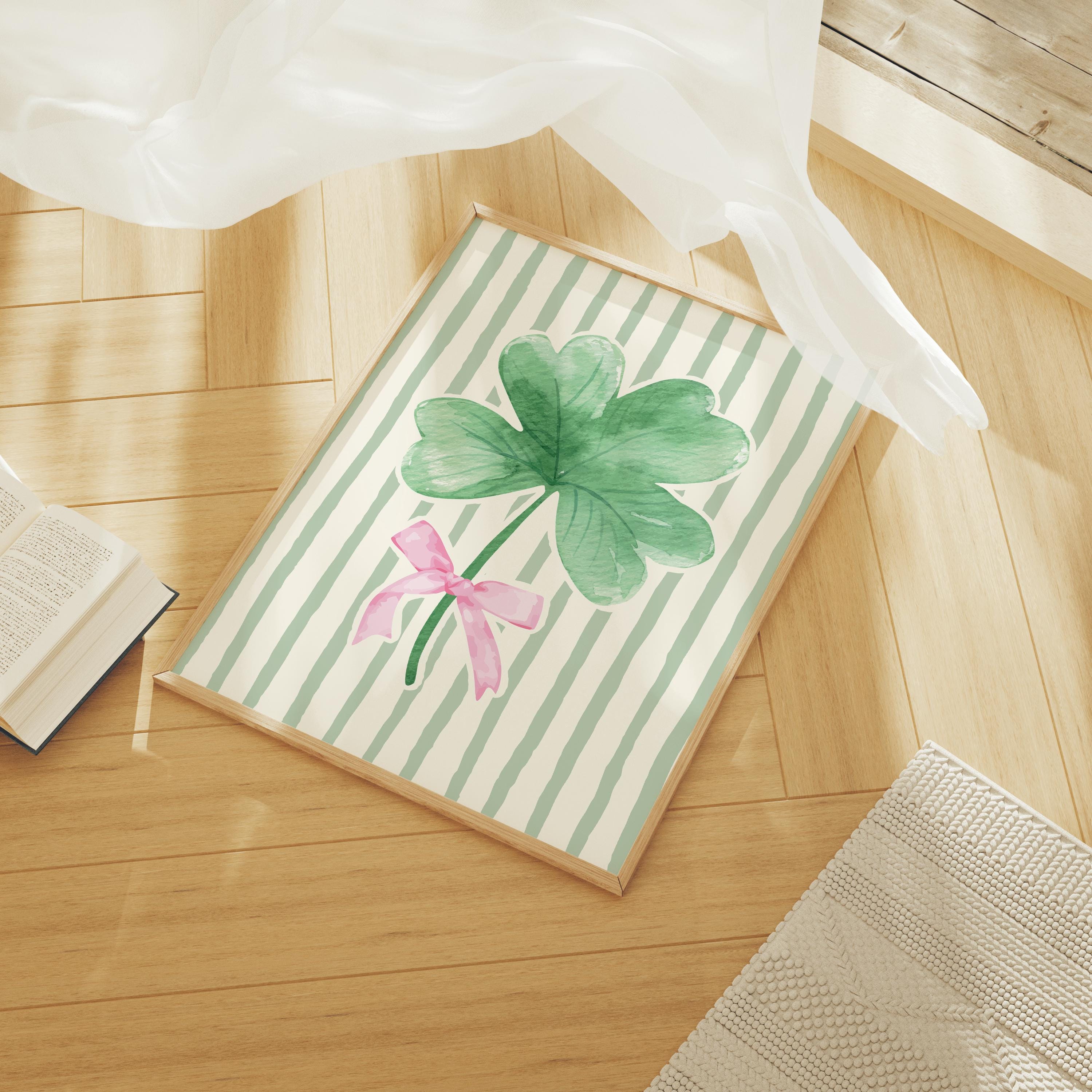 Striped Shamrock Print - Image 3