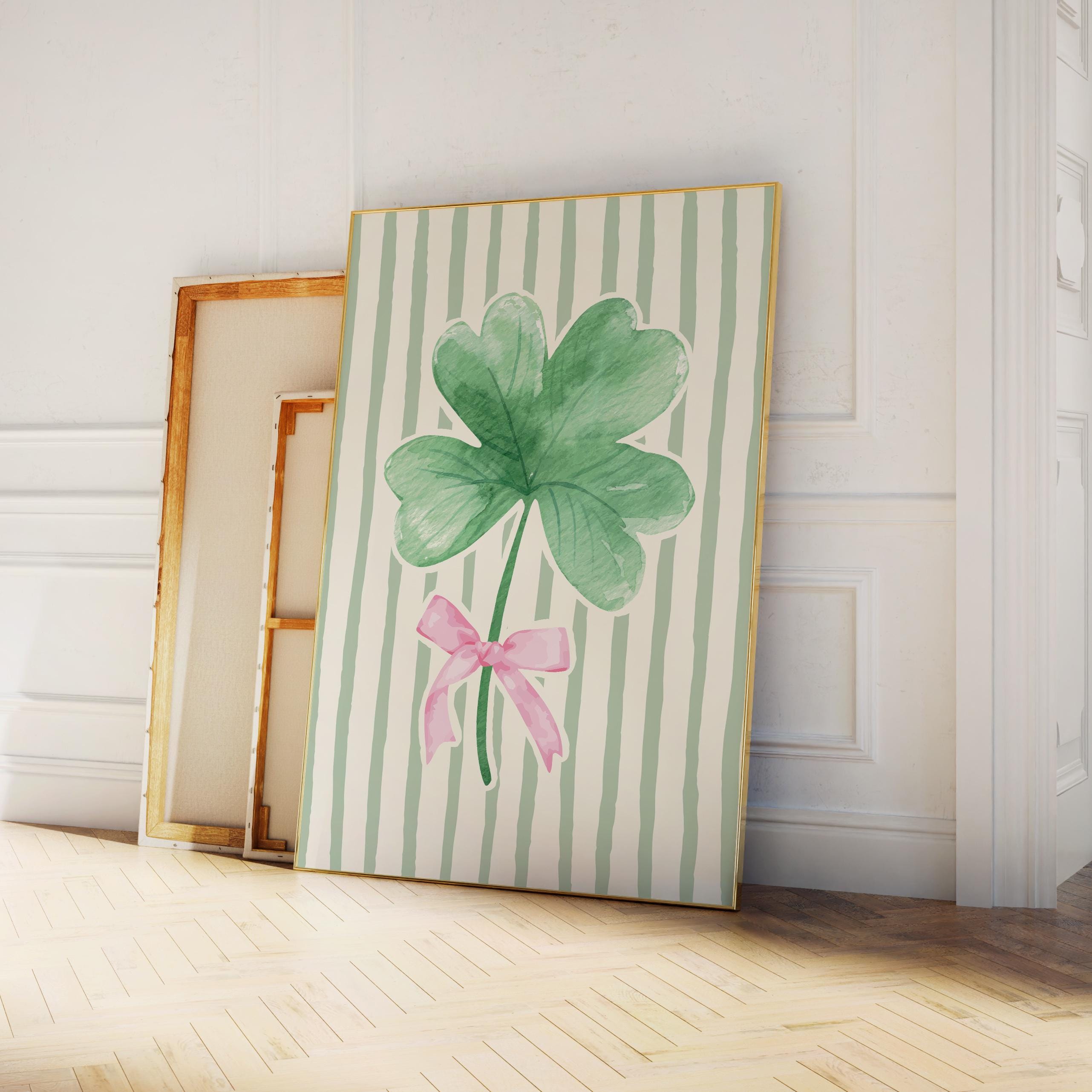Striped Shamrock Print - Image 4