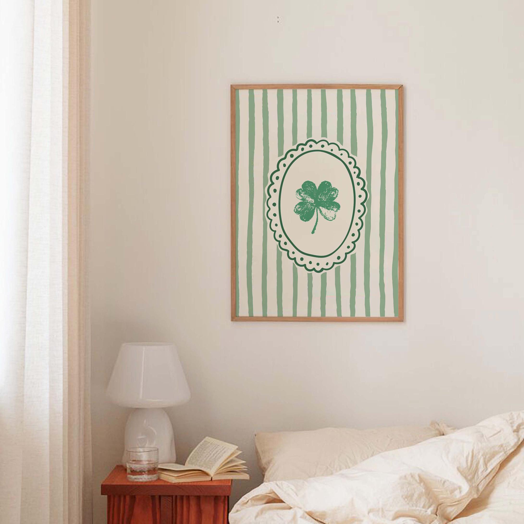 Striped Shamrock Print - Image 5