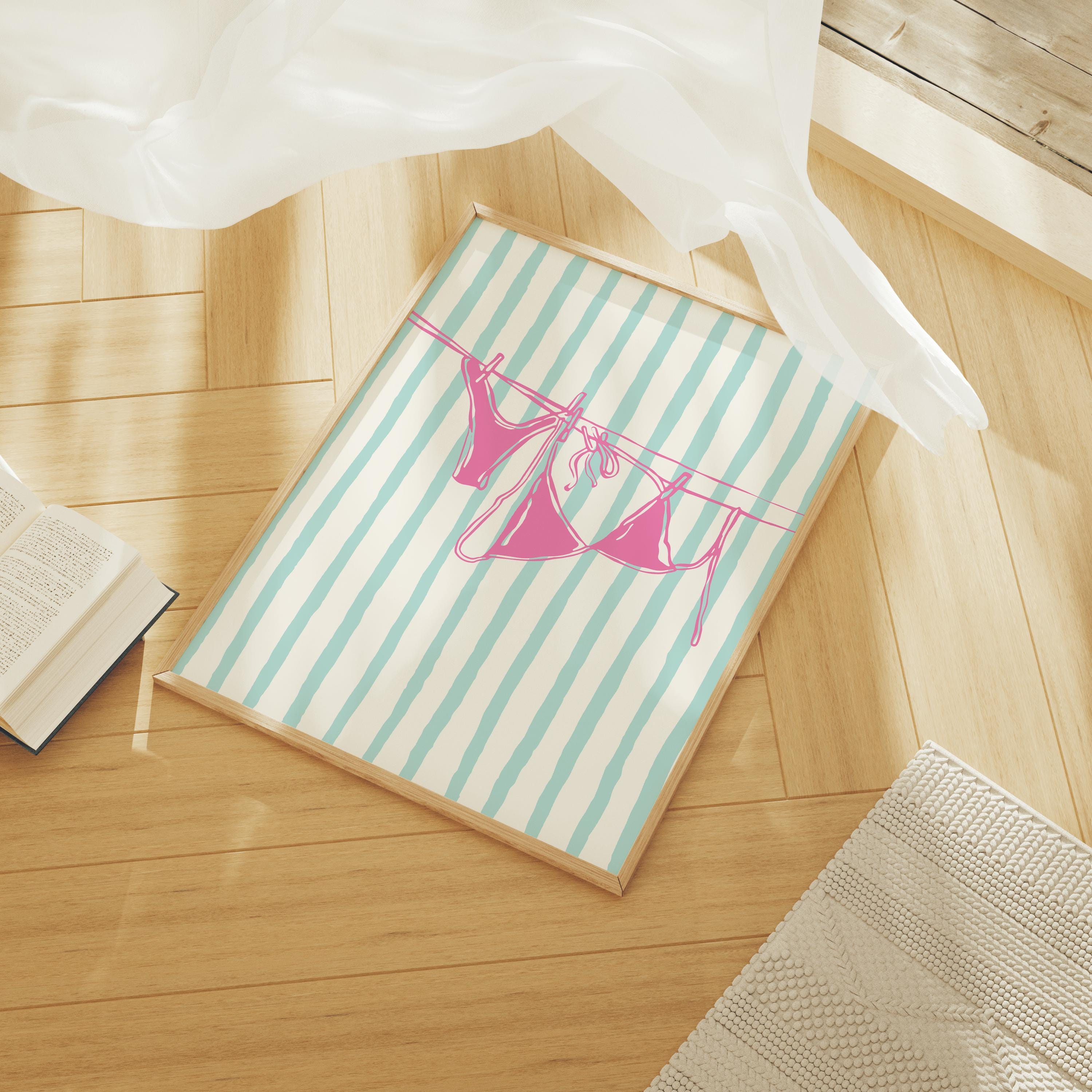 Striped Swimsuit Print - Image 3