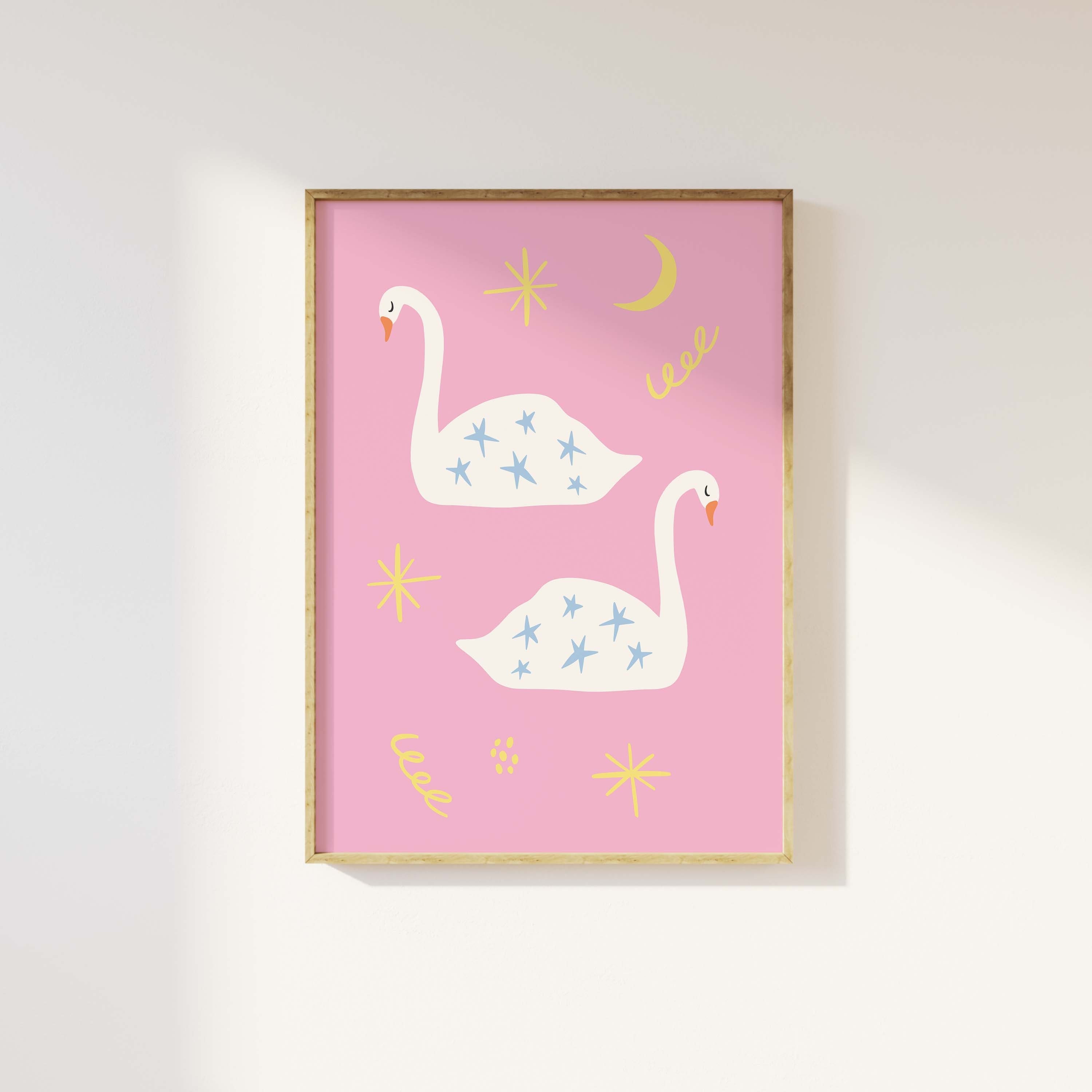 Swans Print