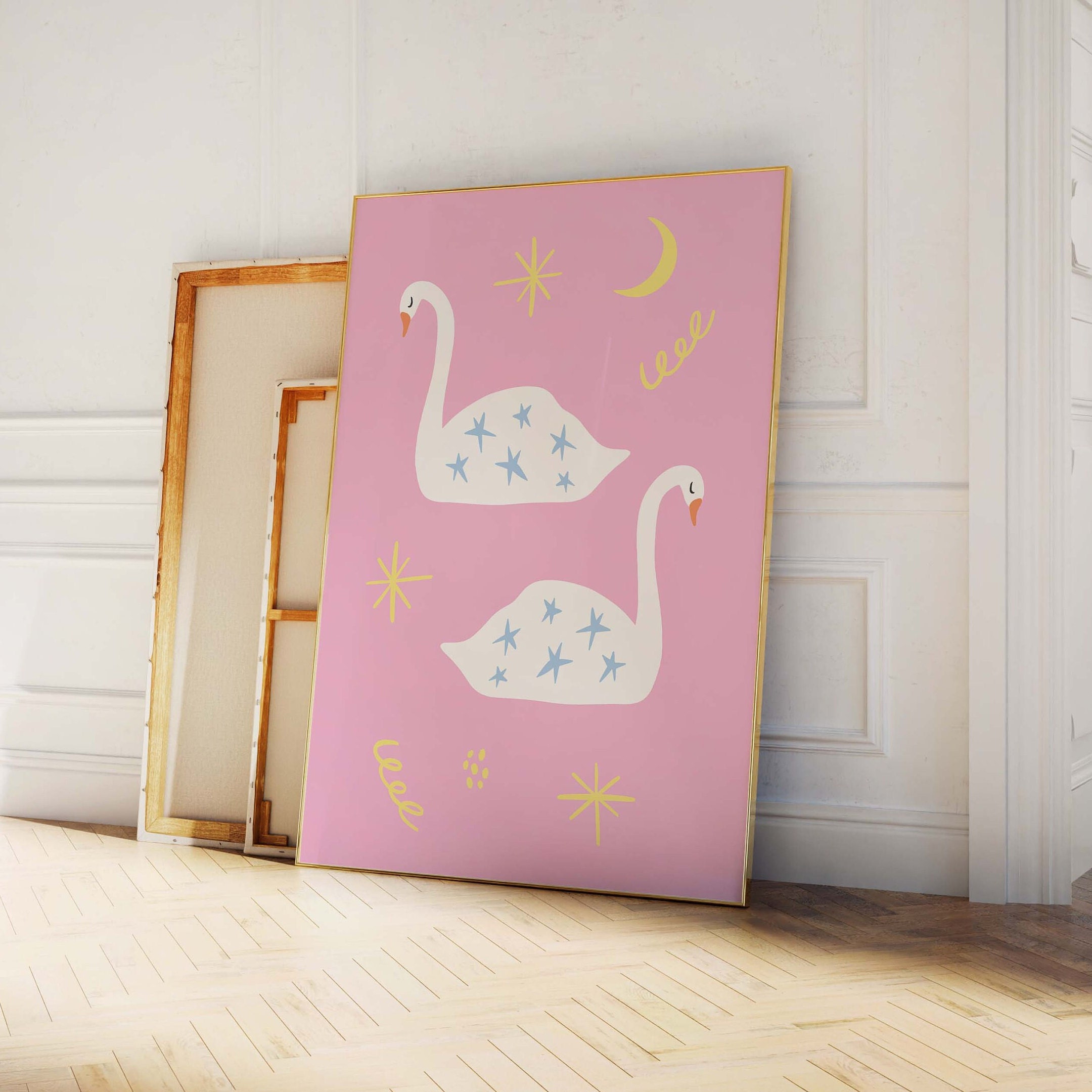 Swans Print - Image 3