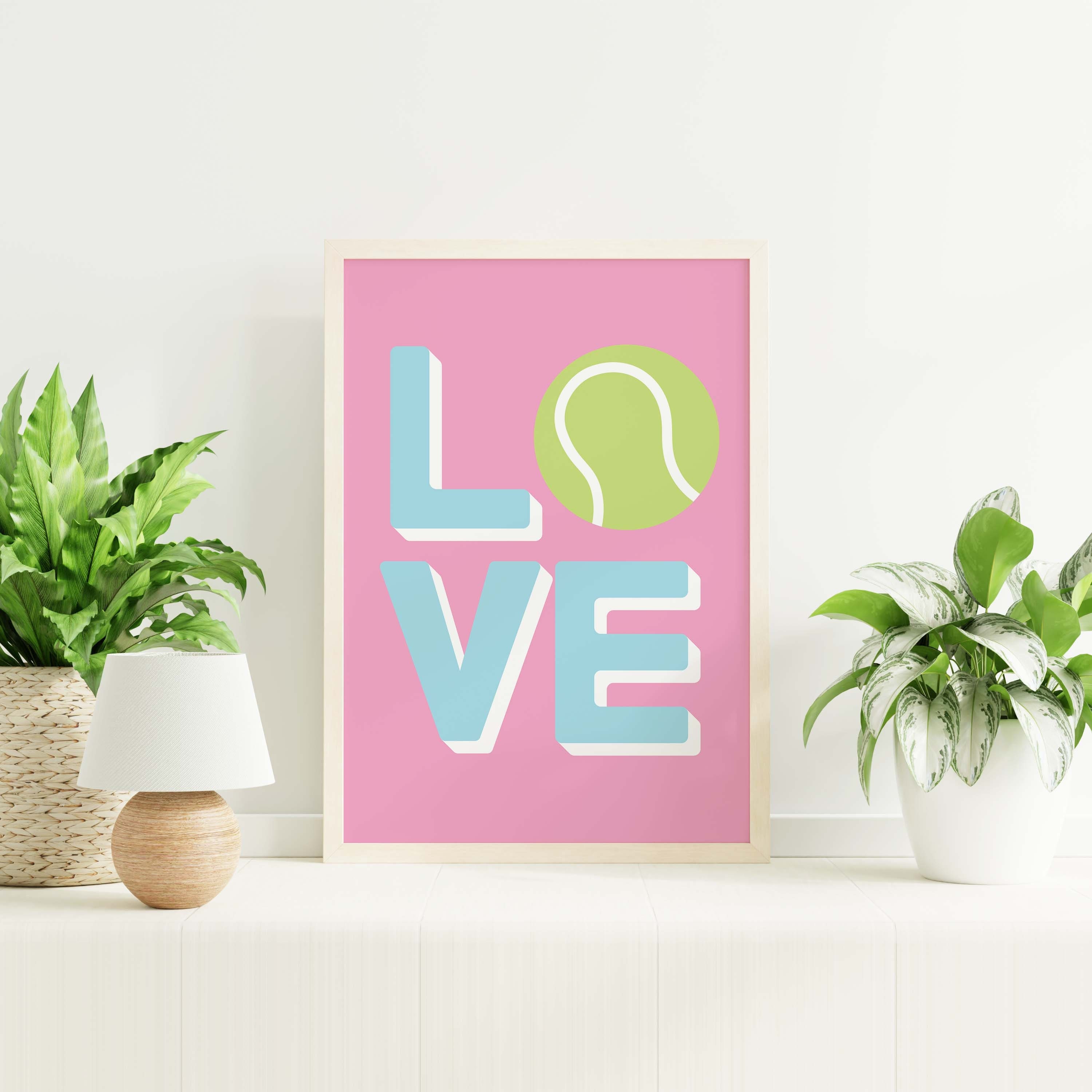 Tennis Love Print