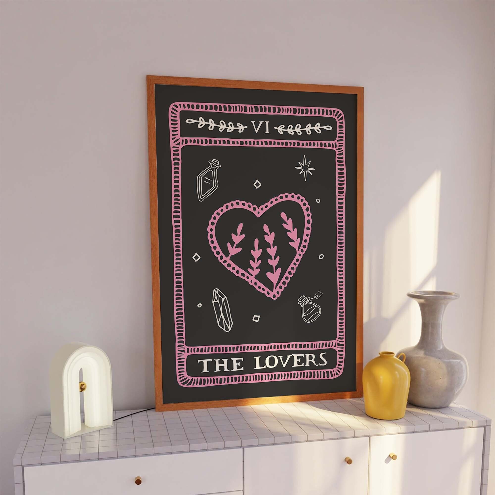 The Lovers Tarot Card Print - Image 5