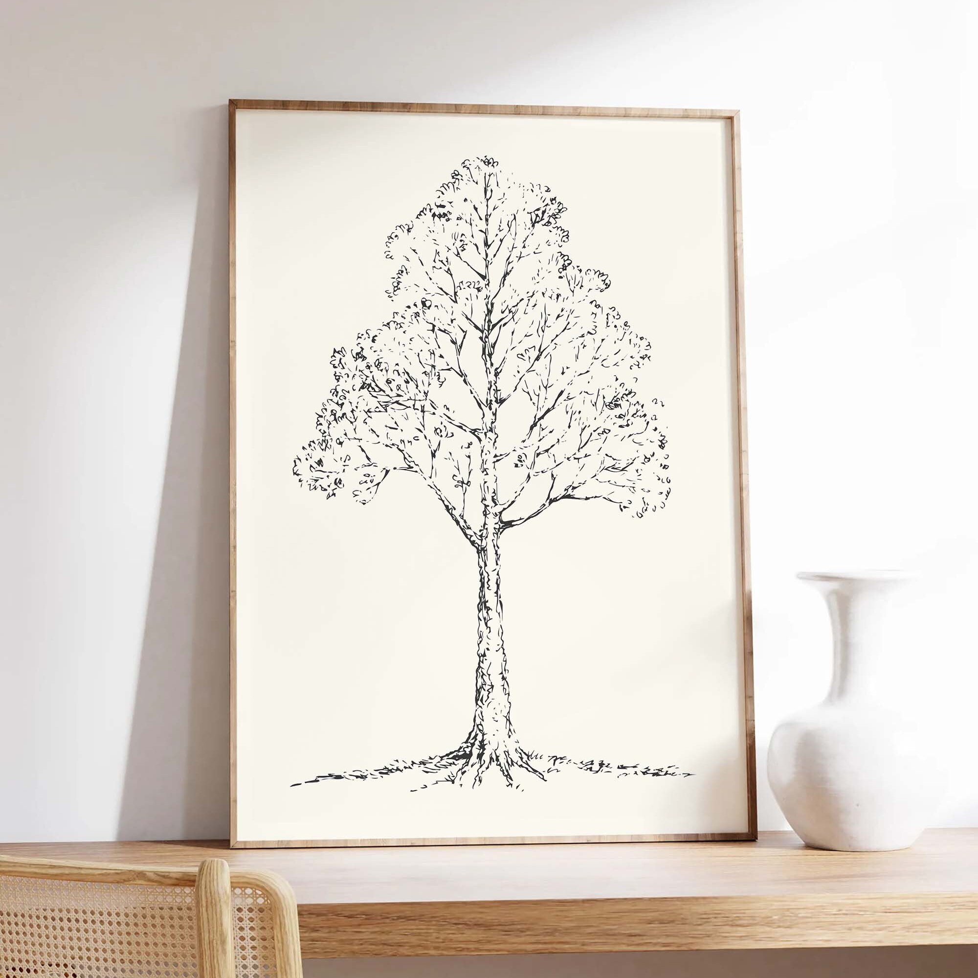 Tree Sketch Print - Image 3