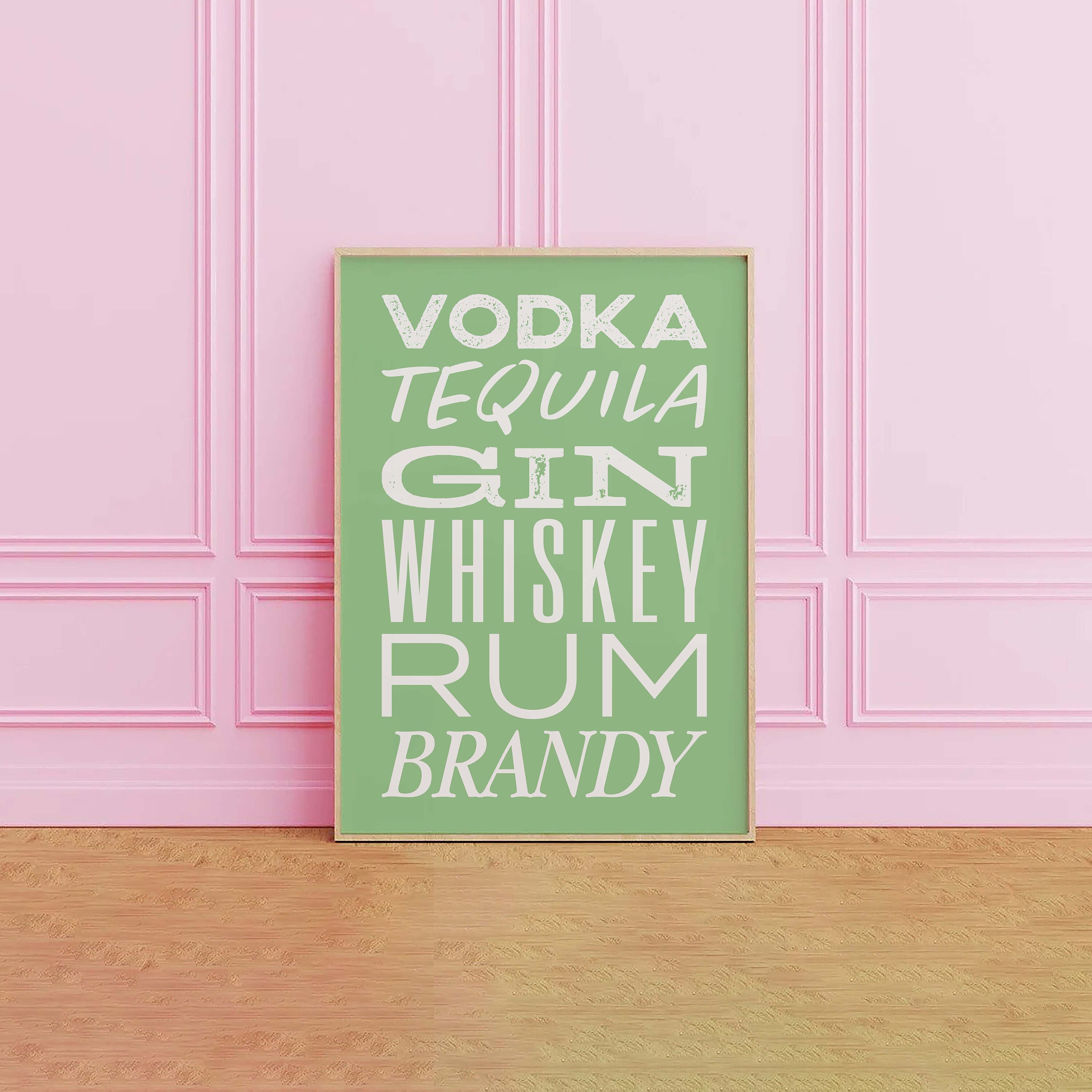 Trendy Bar Cart Print