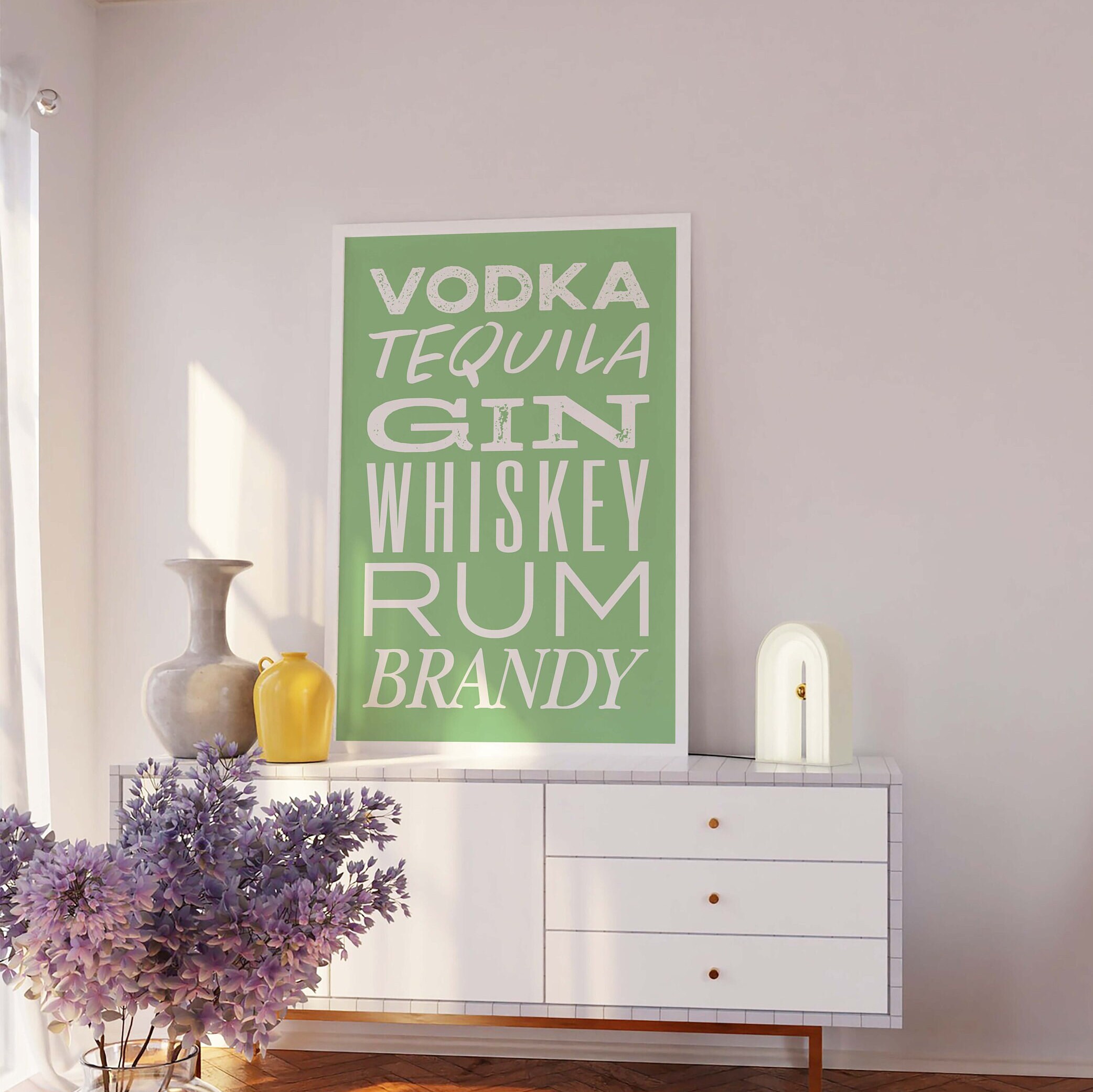 Trendy Bar Cart Print - Image 3