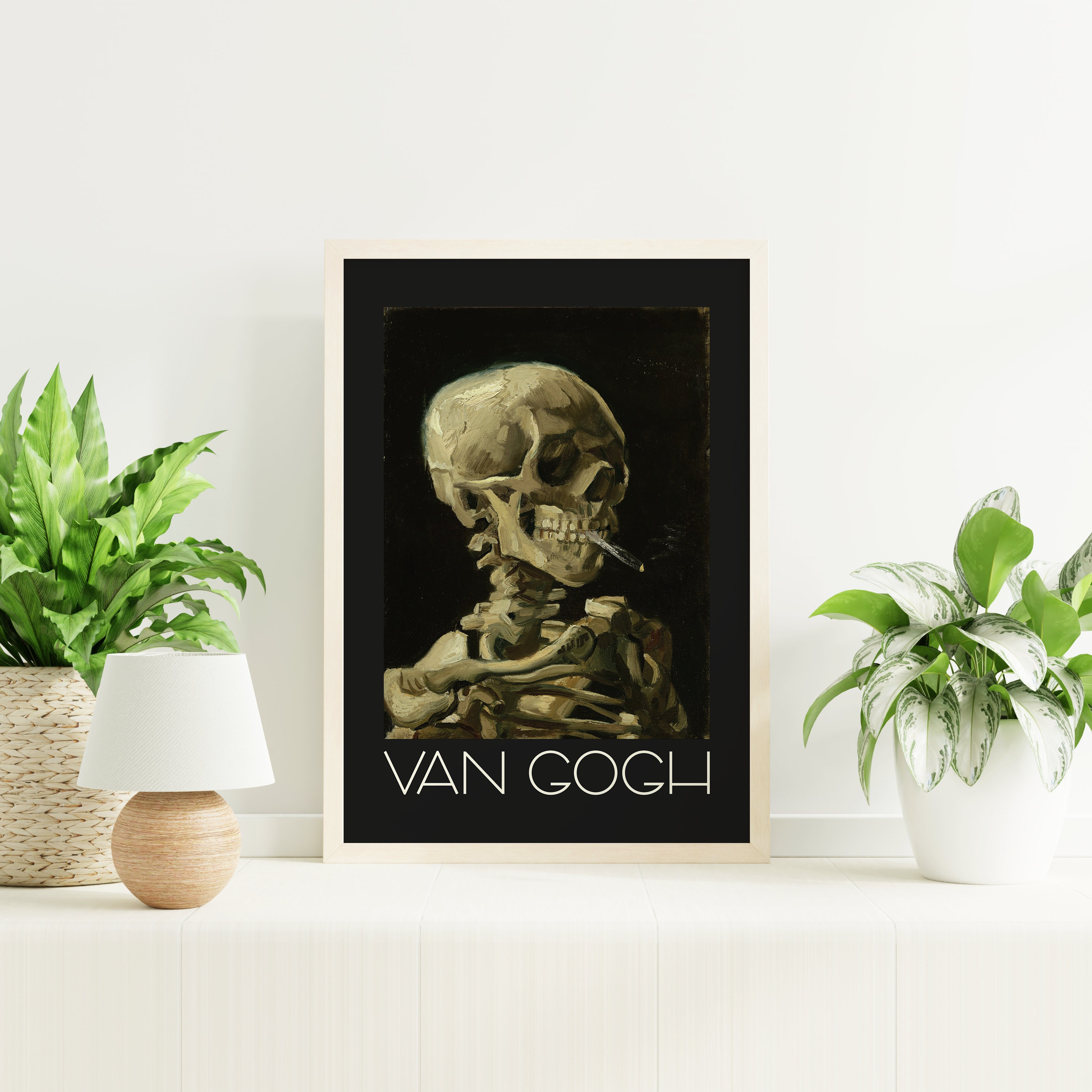 Van Gogh Skeleton Print - Image 3