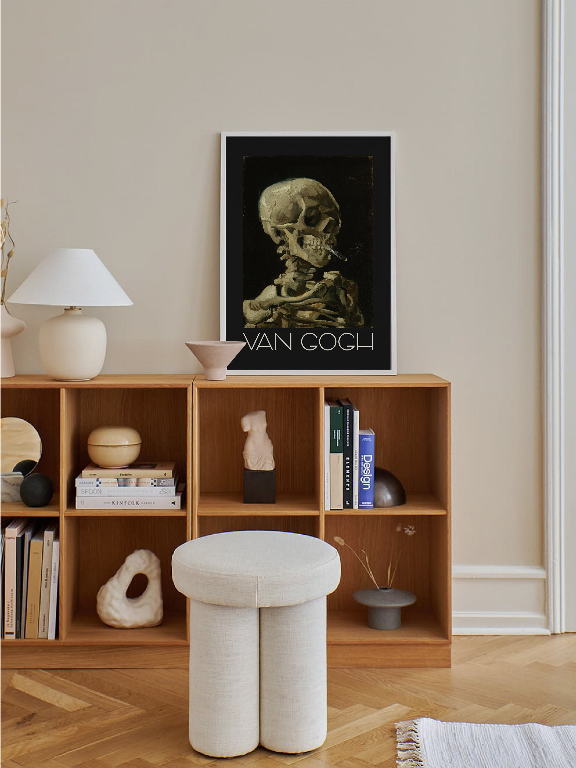 Van Gogh Skeleton Print - Image 4