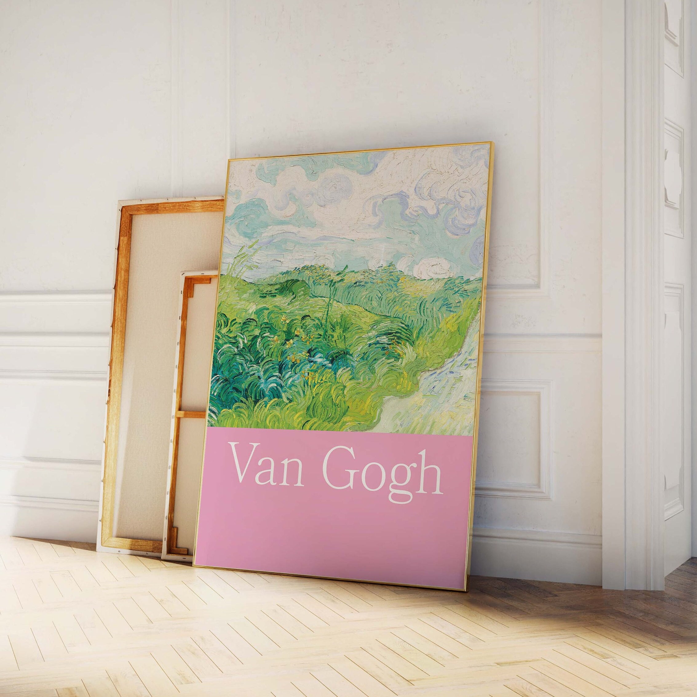 Van Gogh Wheat Fields Painting Print - Image 4