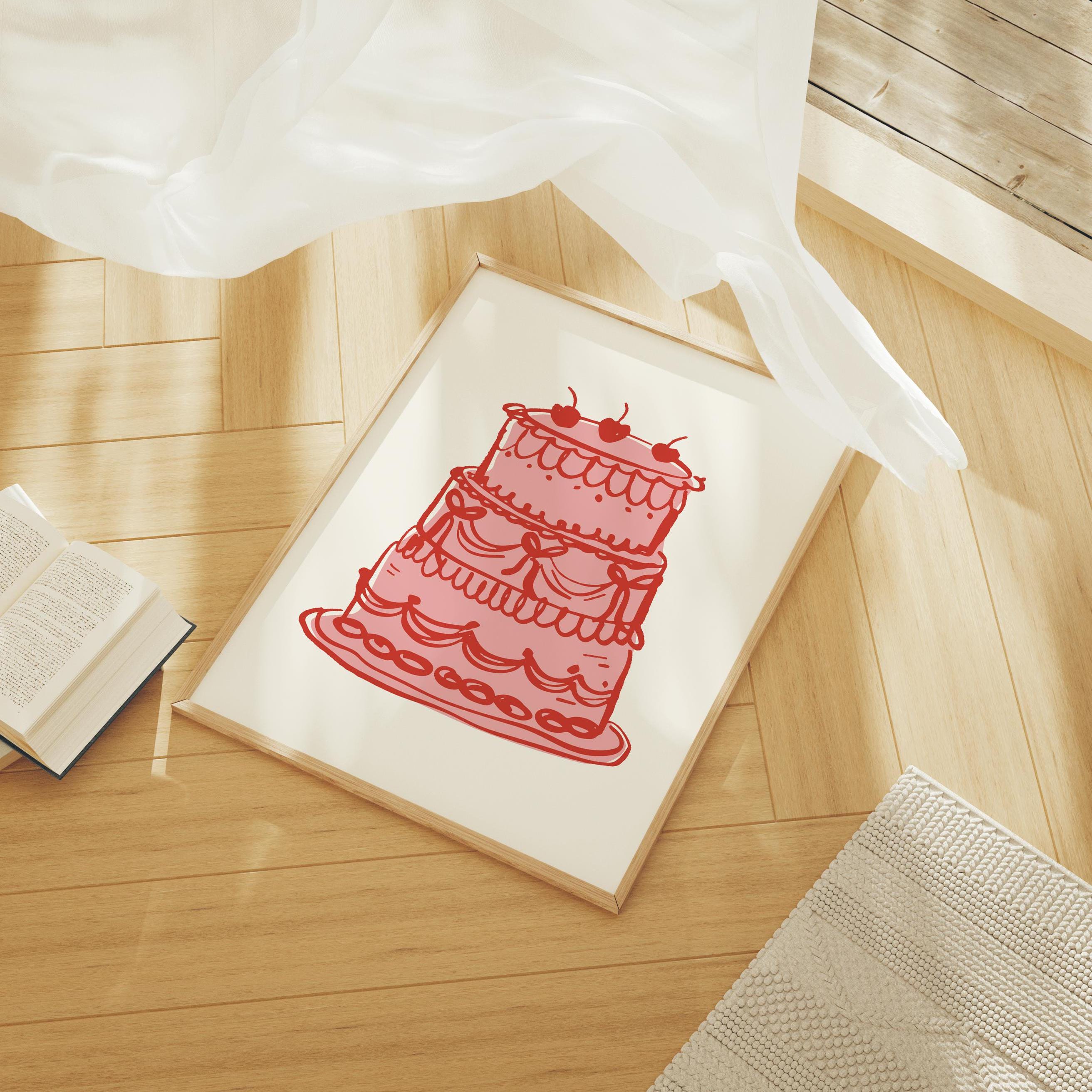 Vintage Cake Print - Image 3