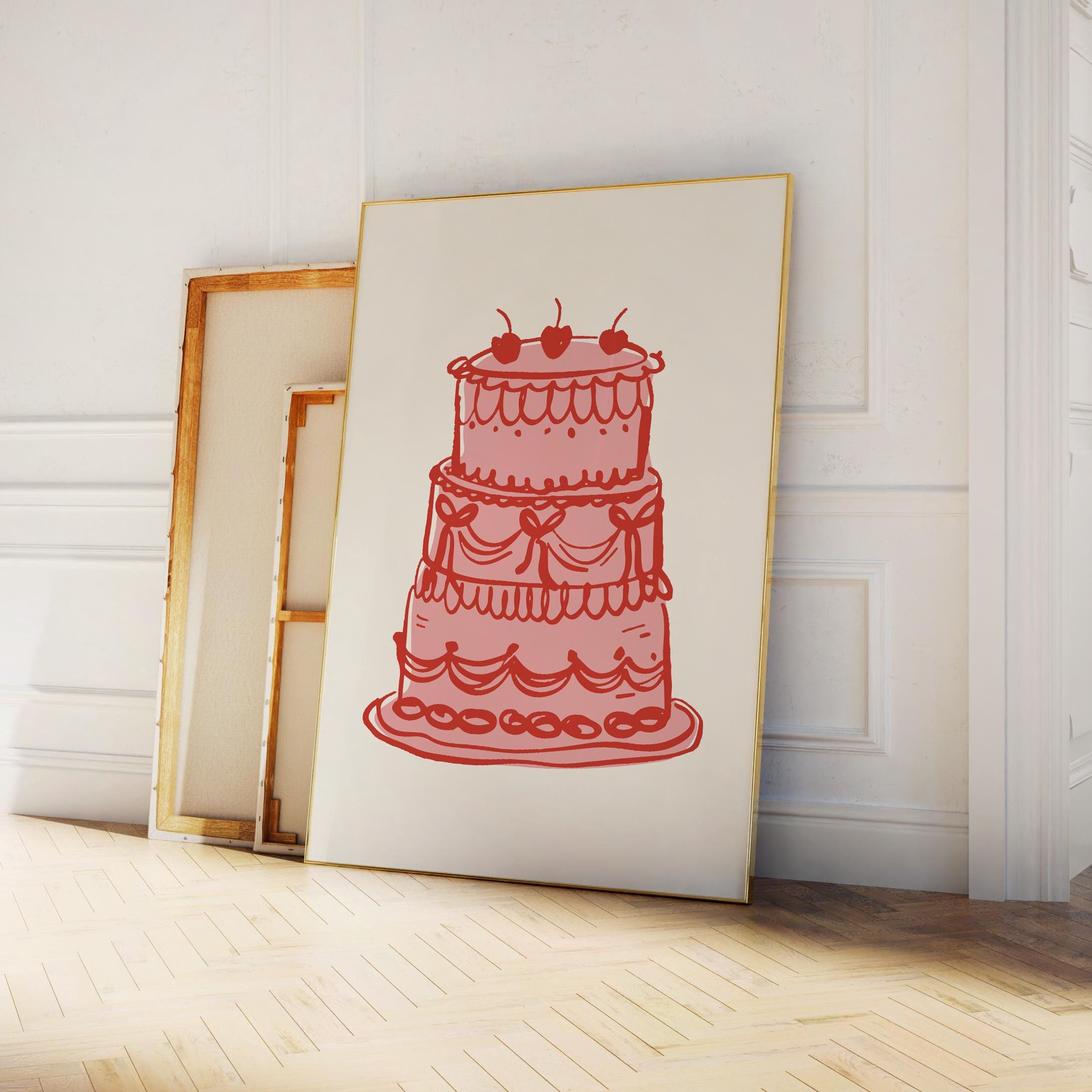 Vintage Cake Print - Image 4