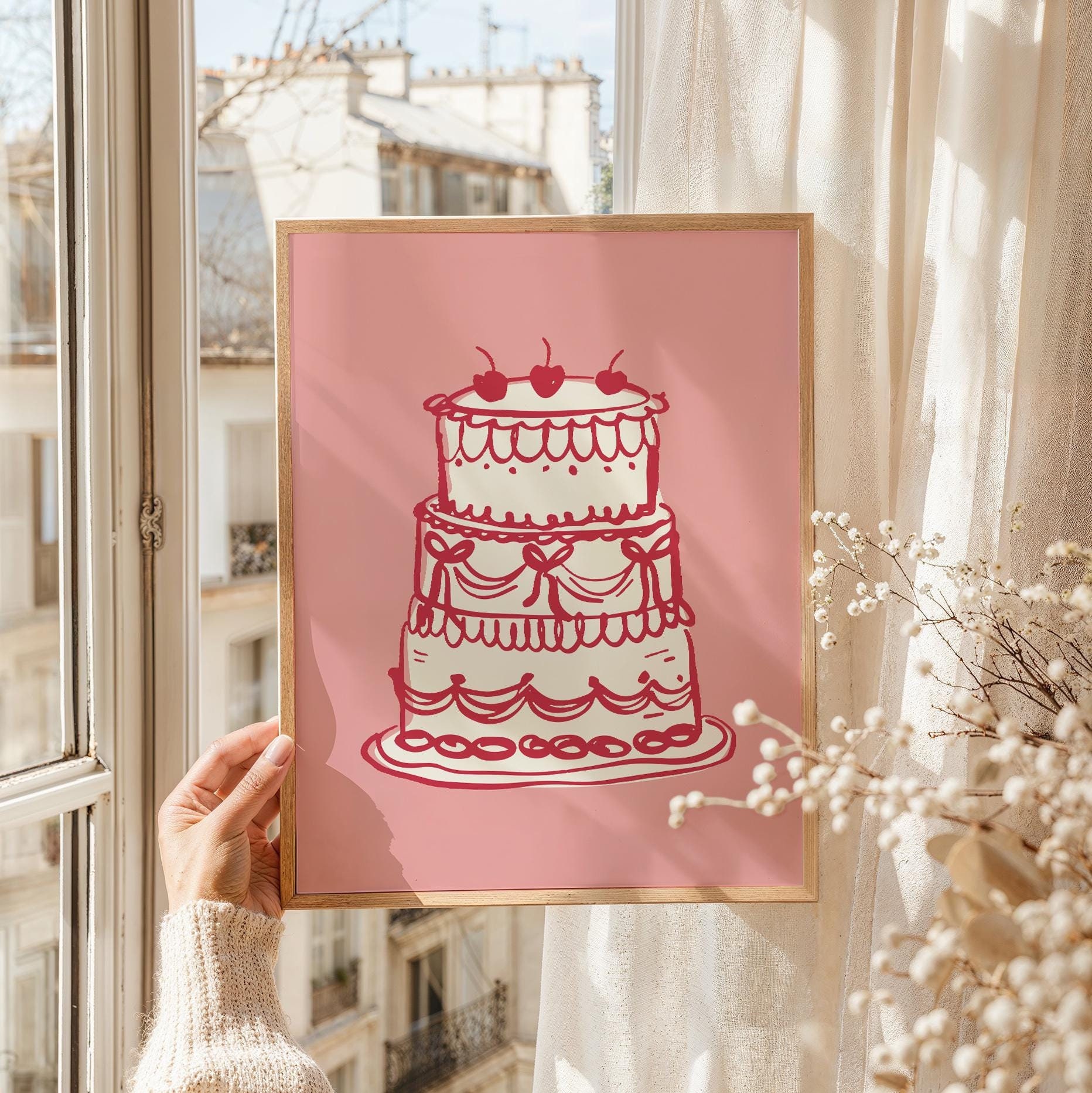 Vintage Cake Print - Image 3