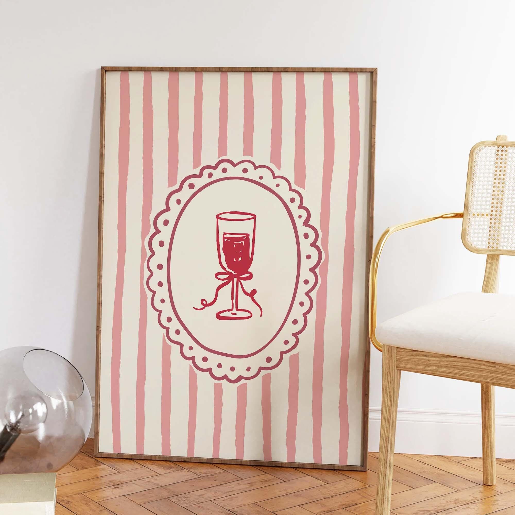 Vintage Champagne Print - Image 2
