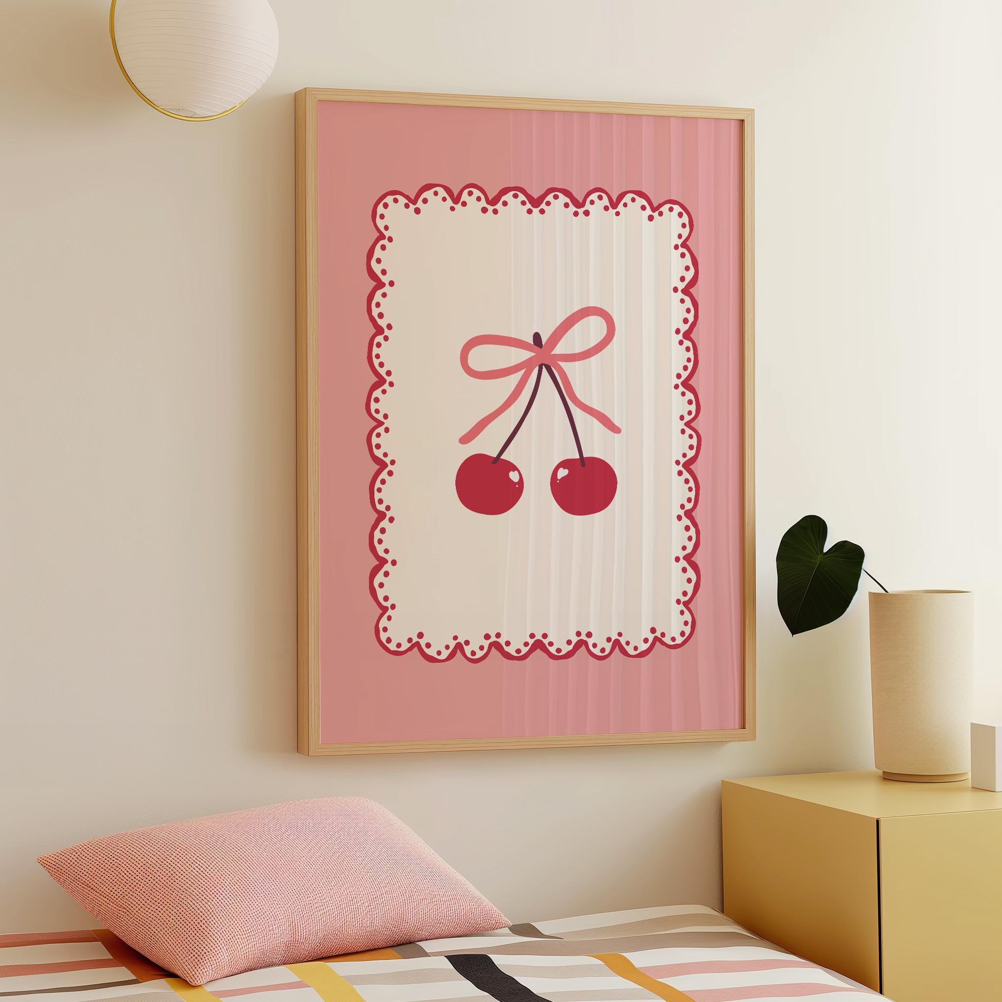 Vintage Cherry Print - Image 2