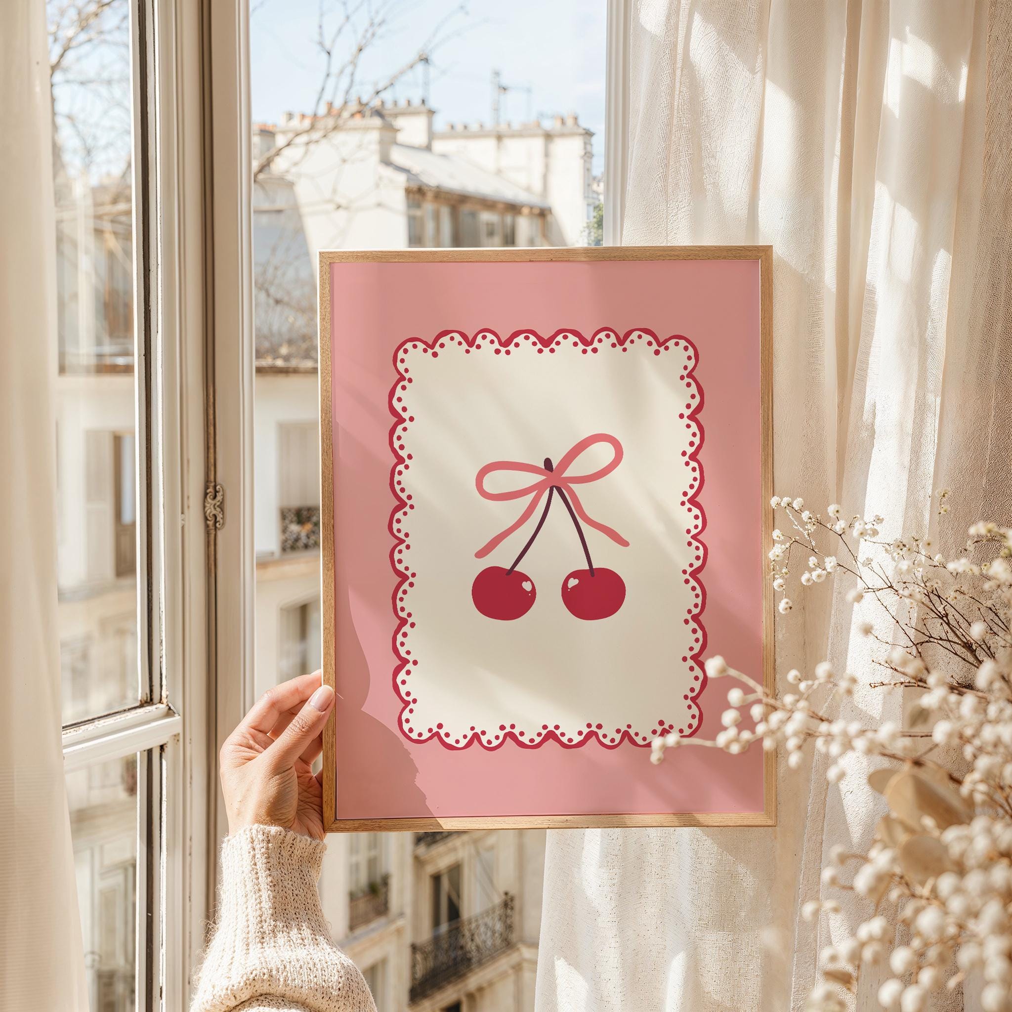 Vintage Cherry Print - Image 4