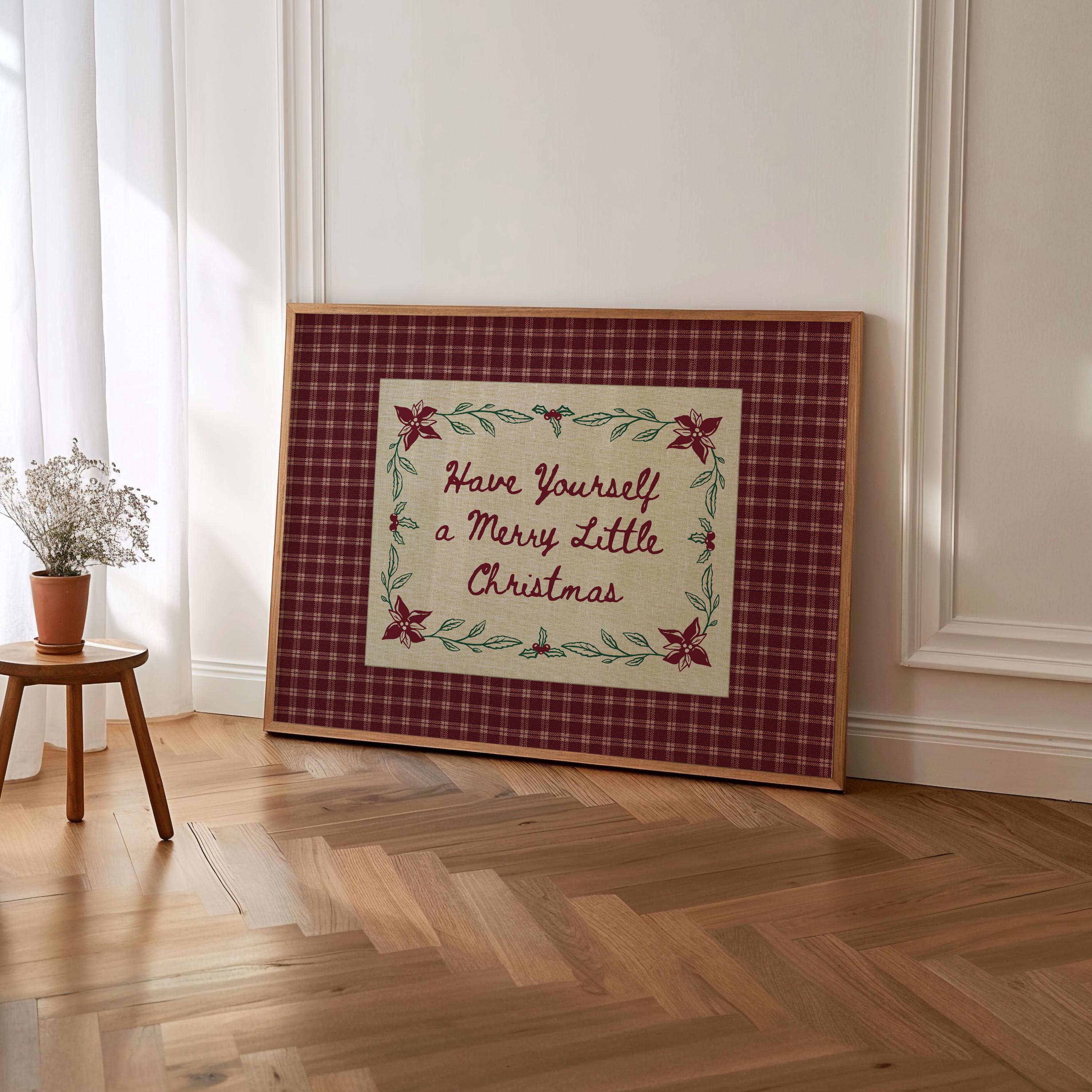 Vintage Christmas Print