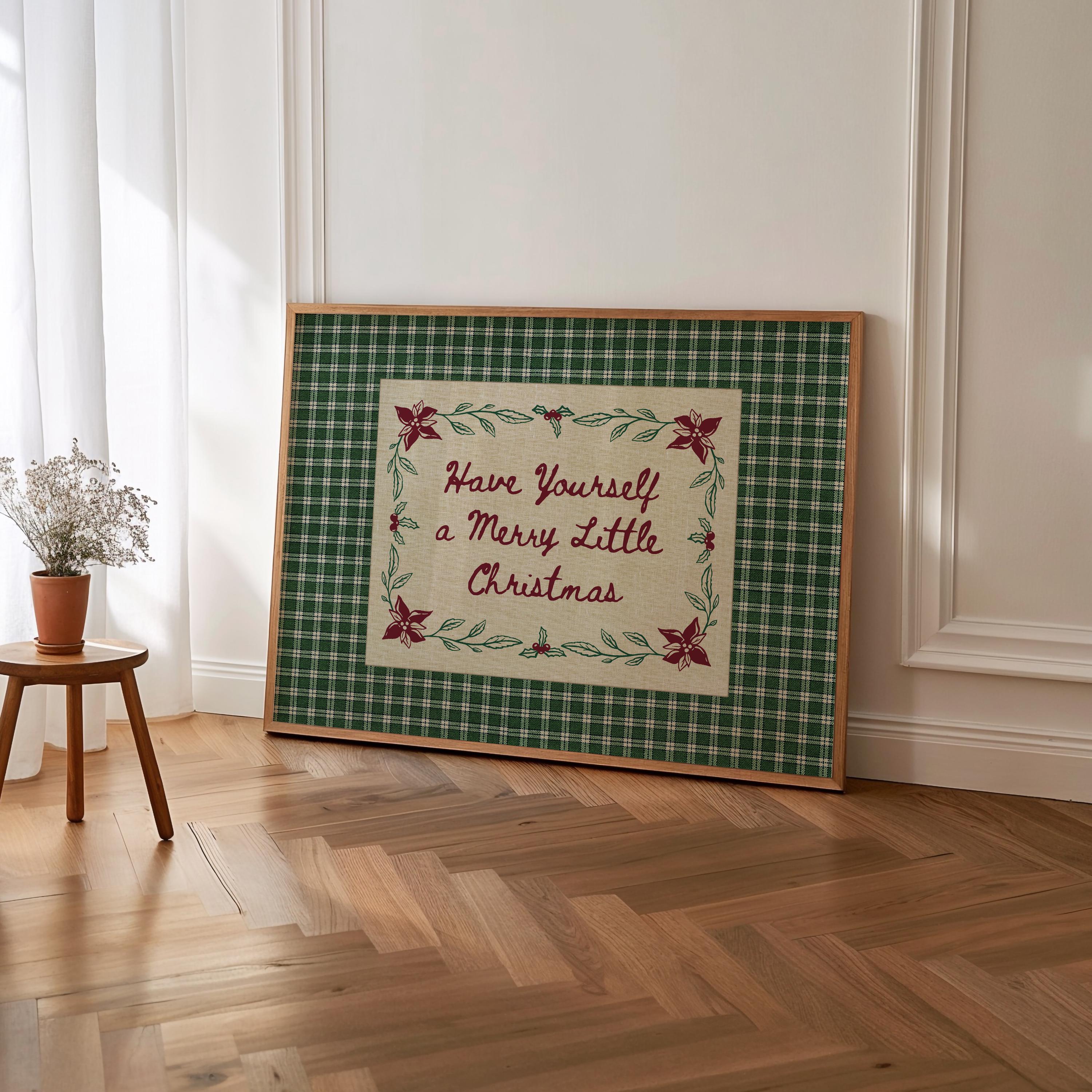 Vintage Christmas Print