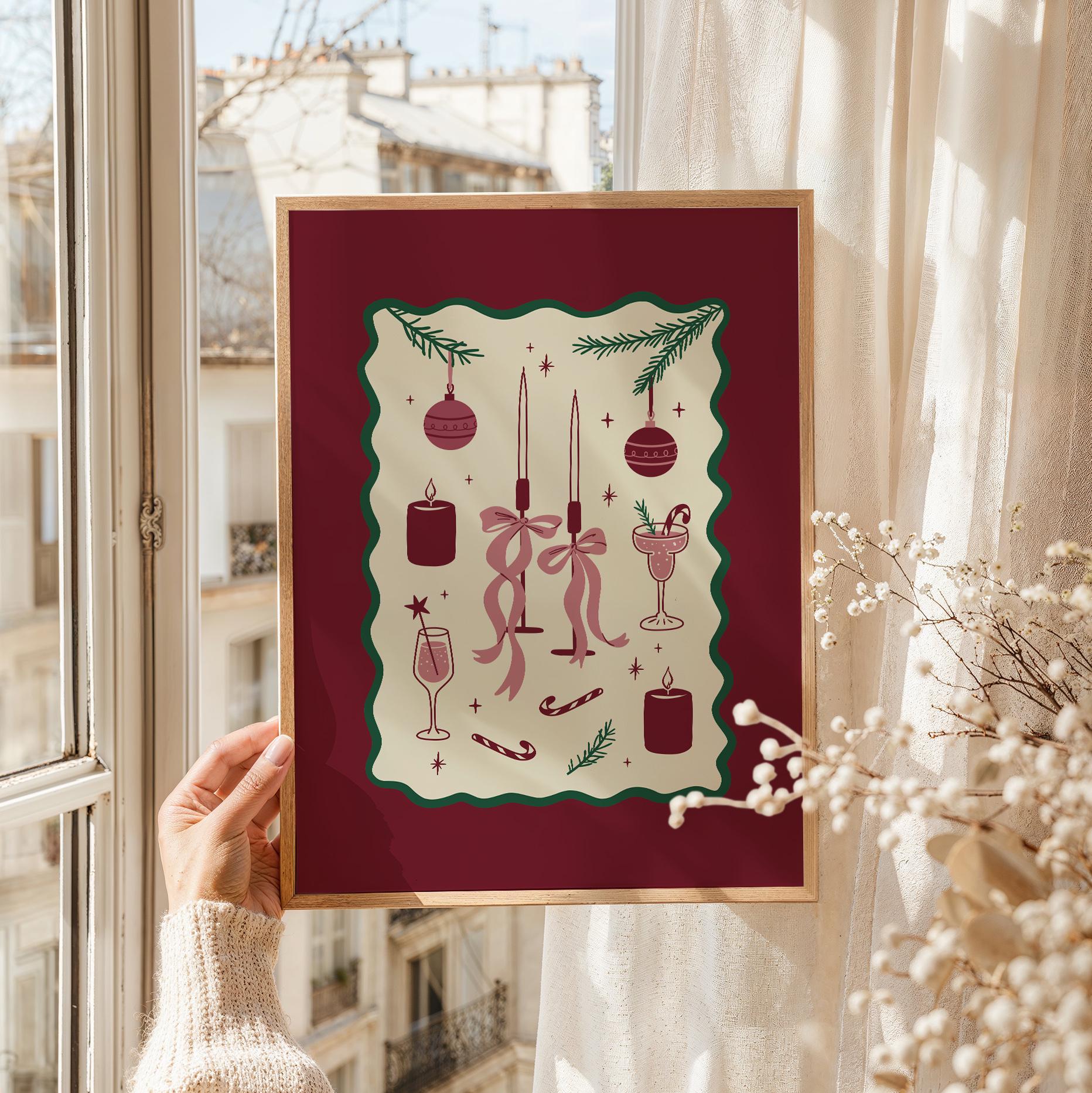 Vintage Christmas Print - Image 2