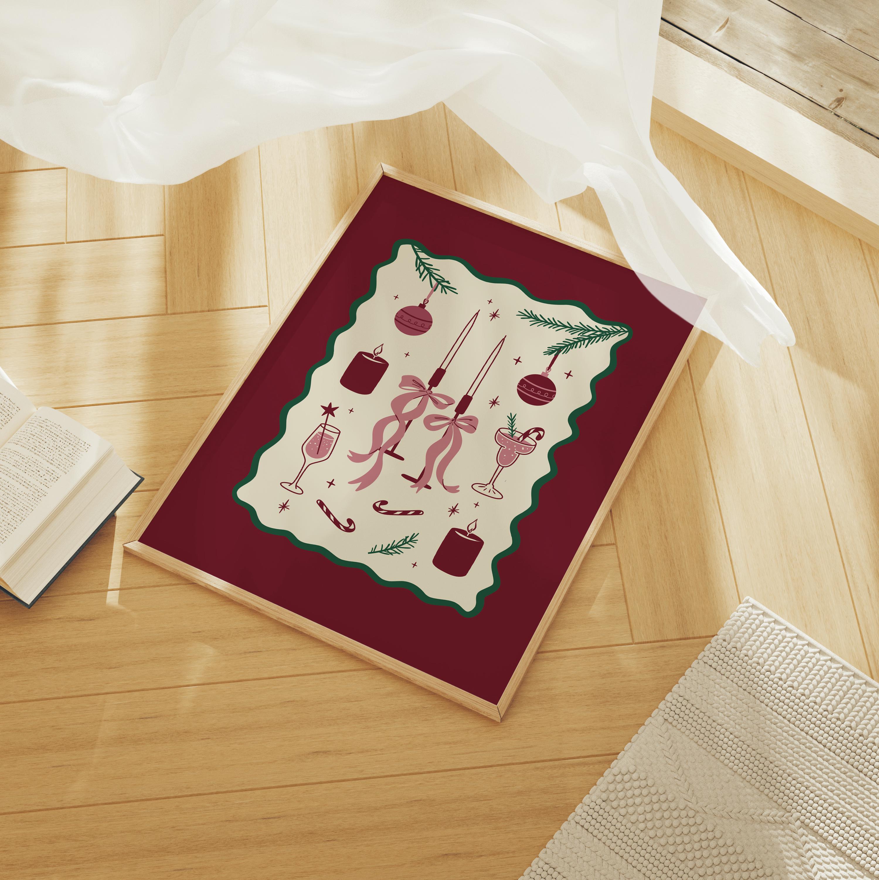 Vintage Christmas Print - Image 3
