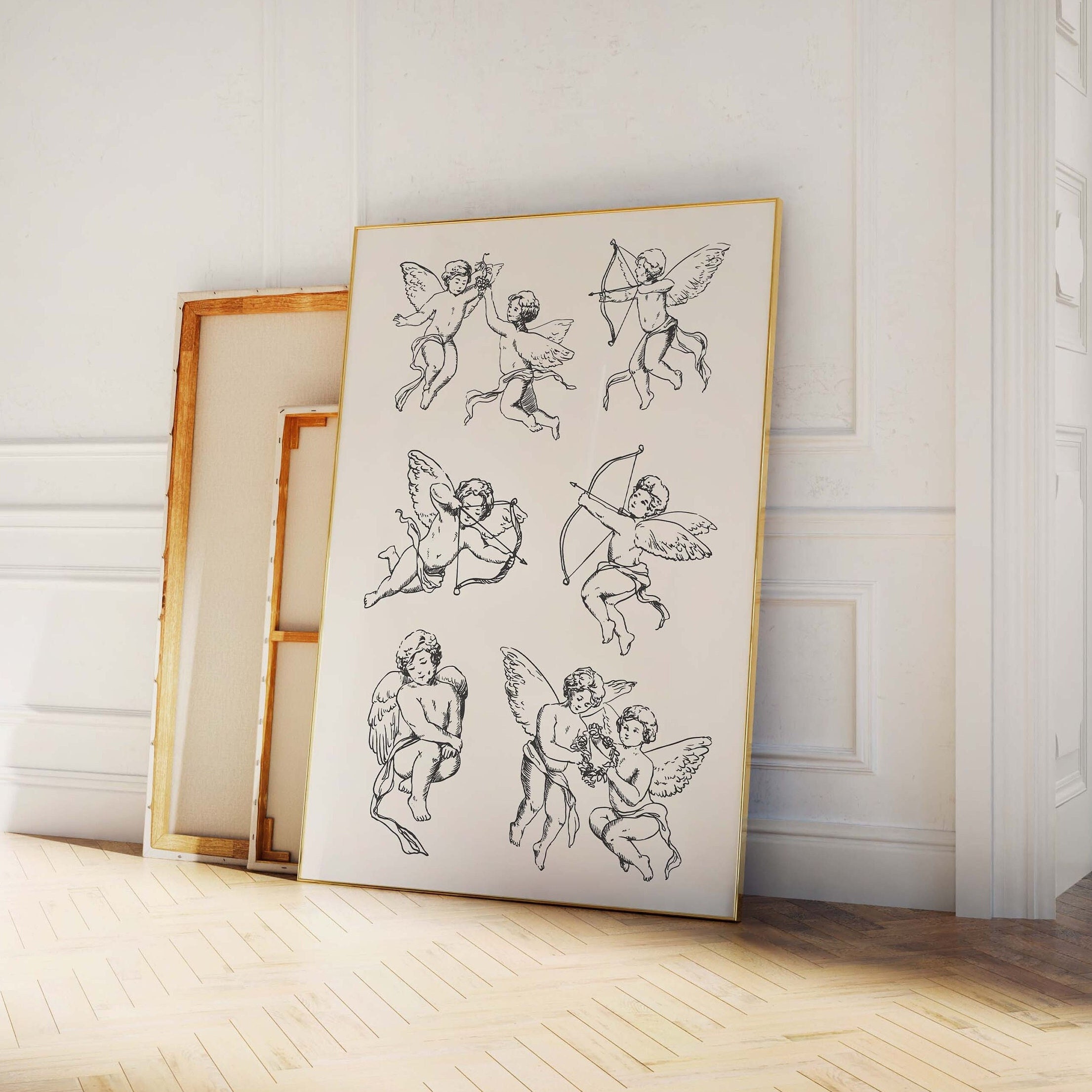 Vintage Cupids Print - Image 2