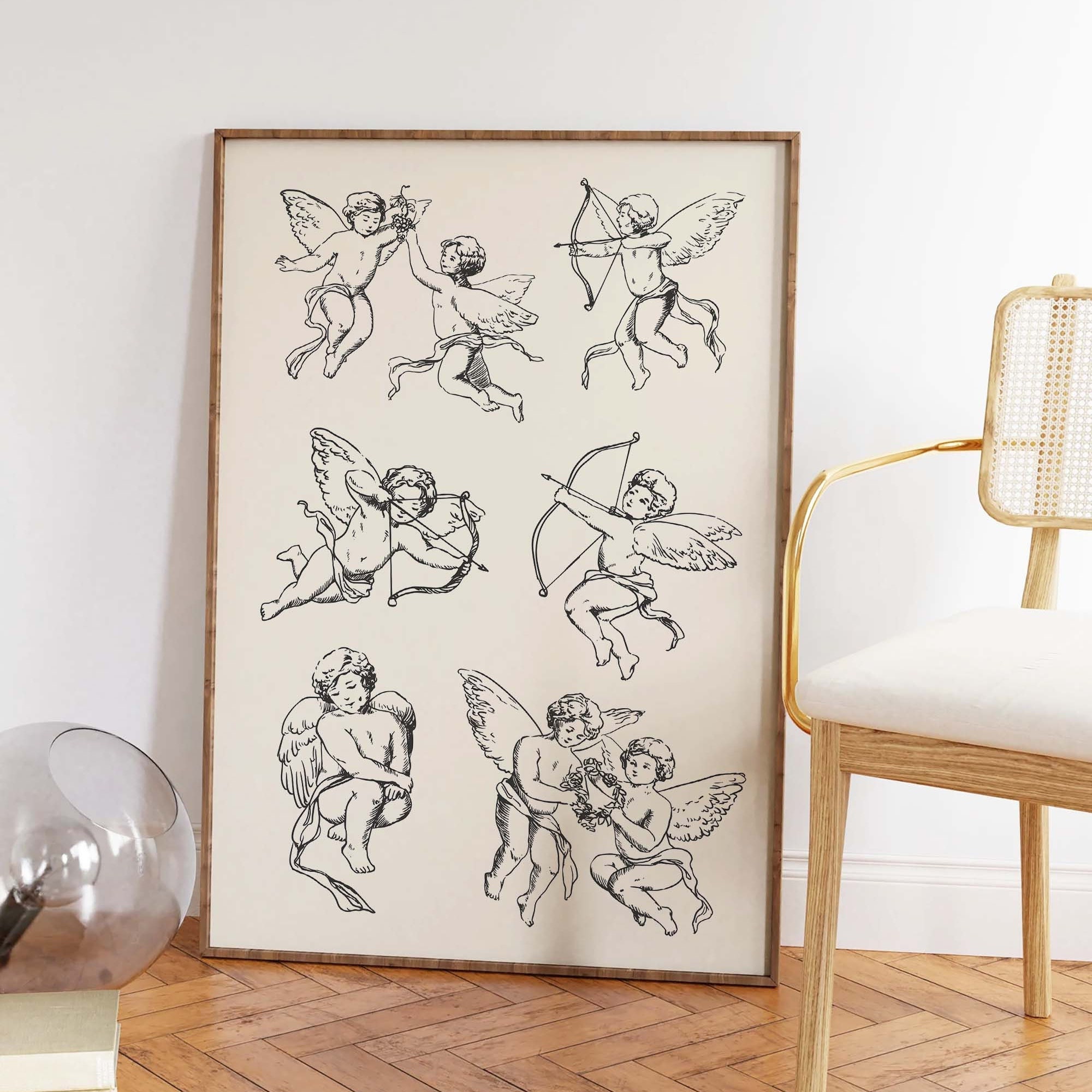 Vintage Cupids Print - Image 5