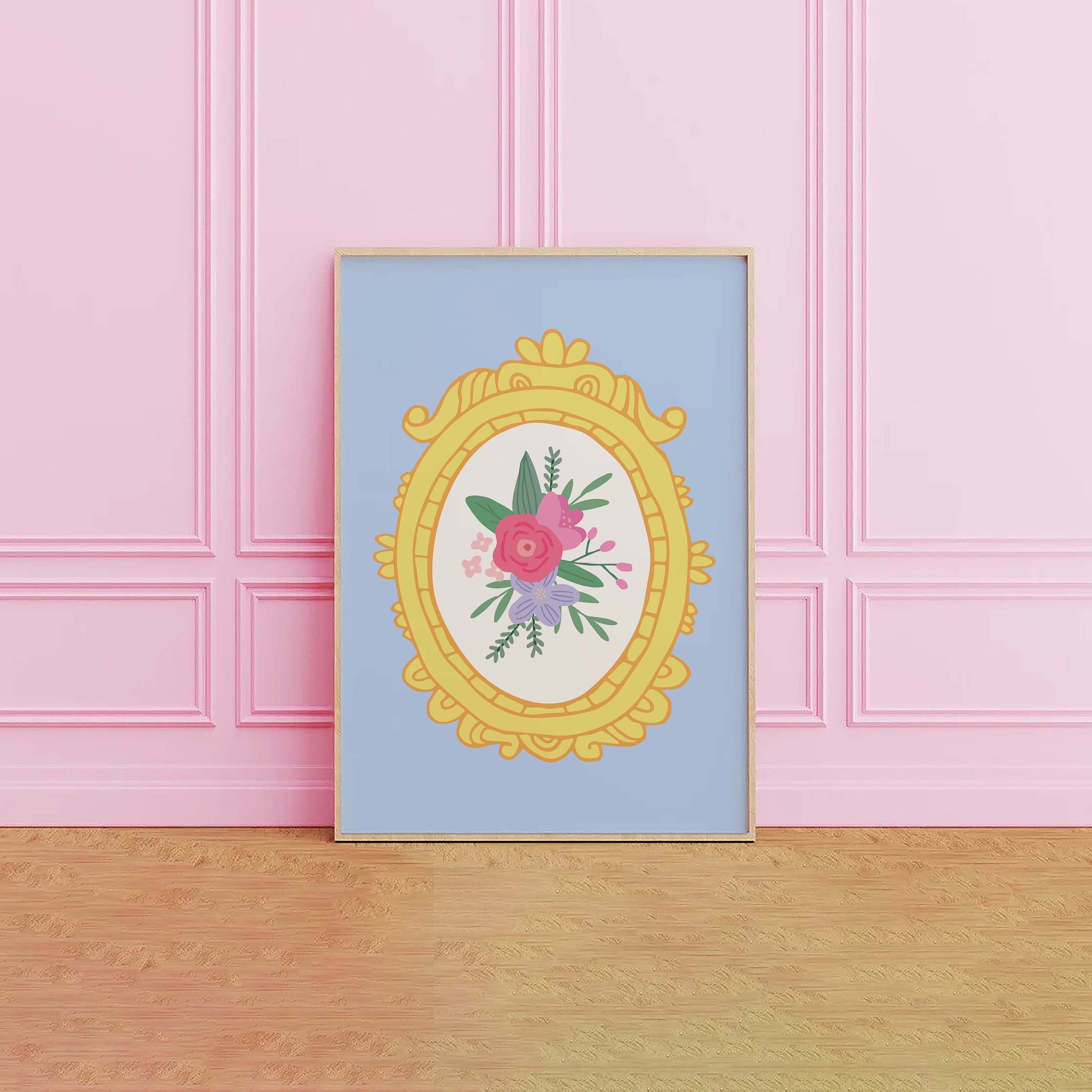 Vintage Floral Frame Print - Image 2