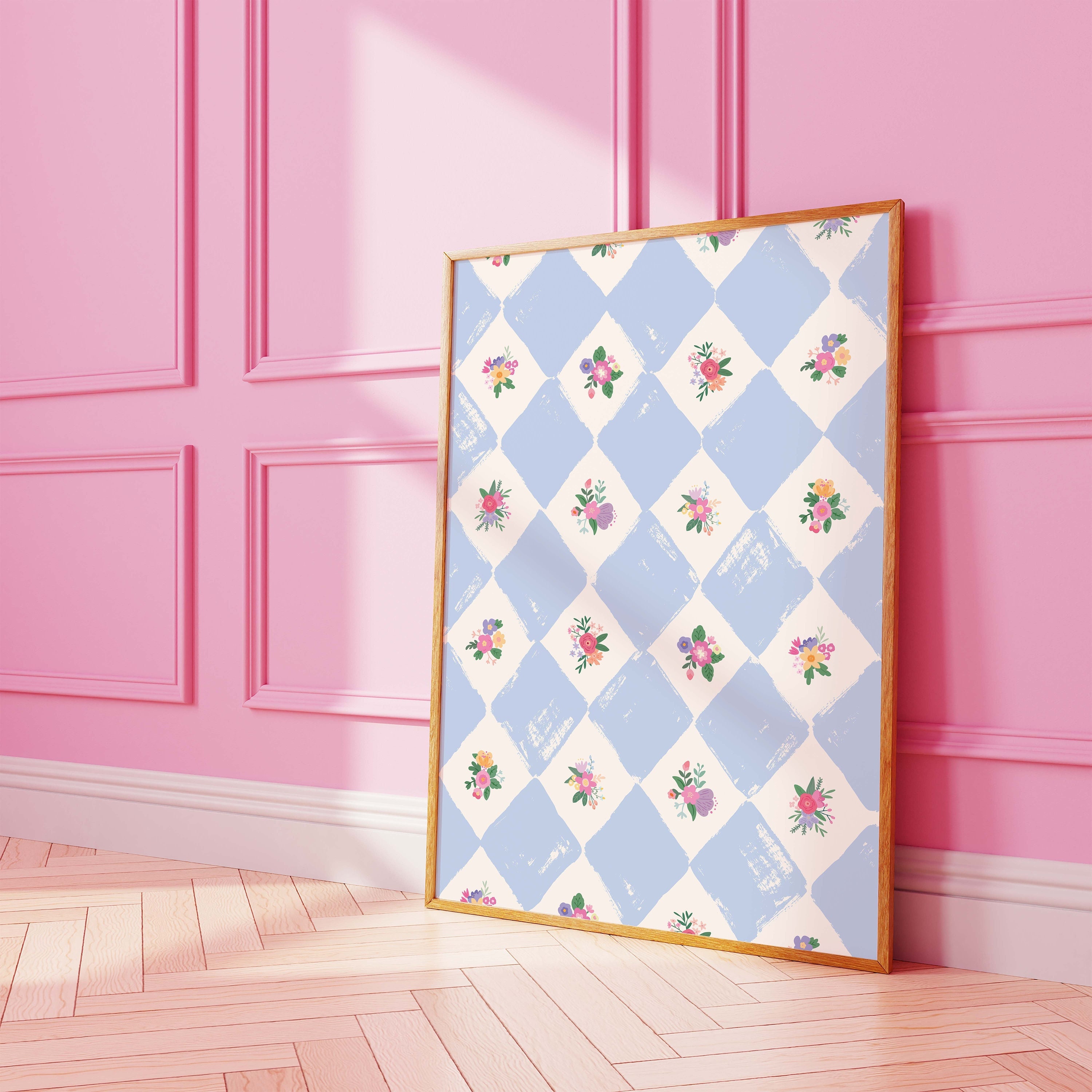 Vintage Floral Pattern Print