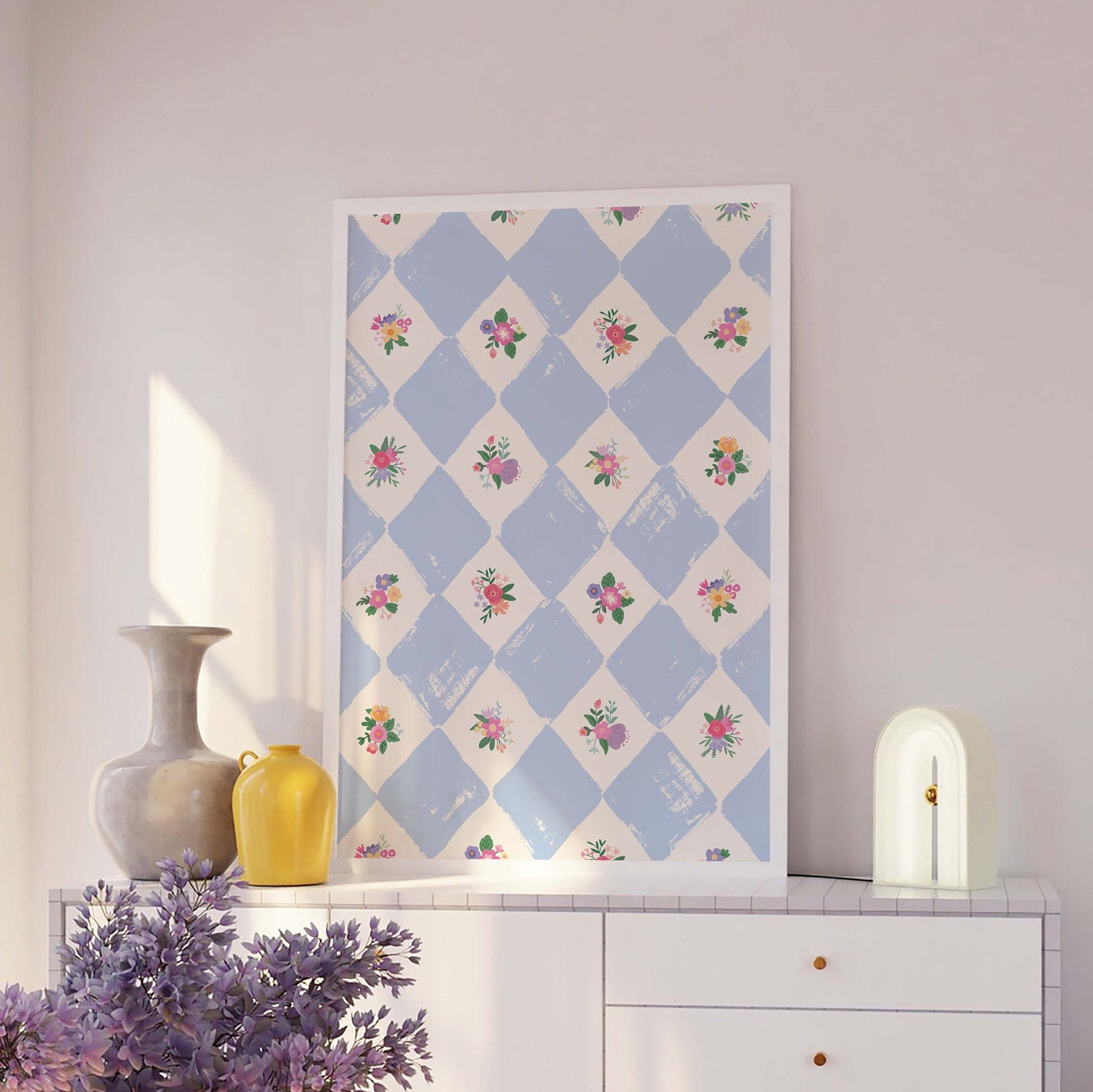 Vintage Floral Pattern Print - Image 4