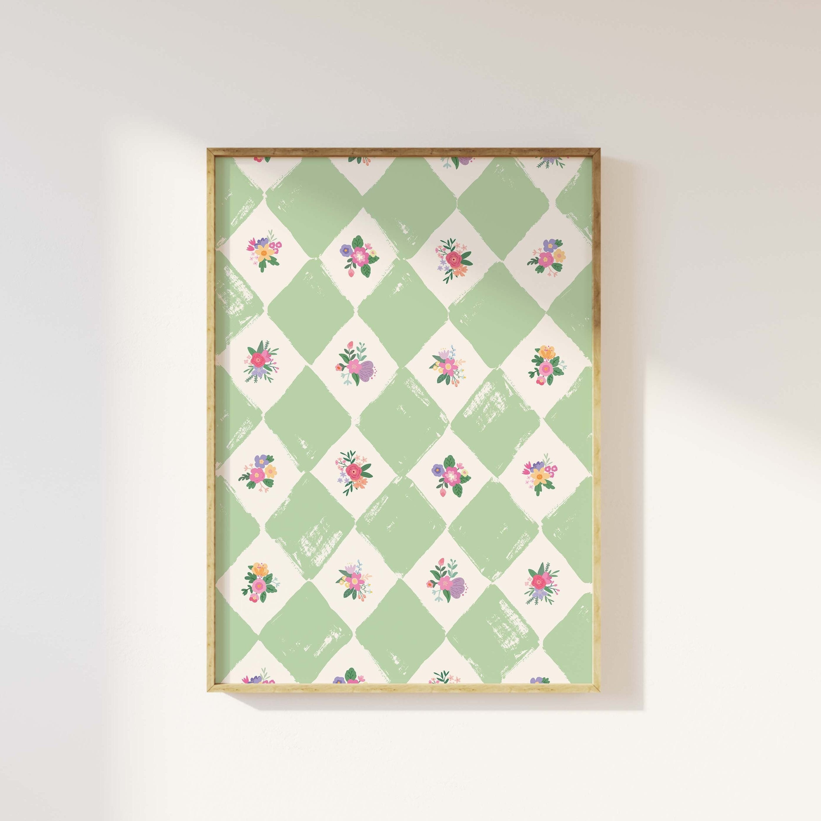 Vintage Floral Pattern Print