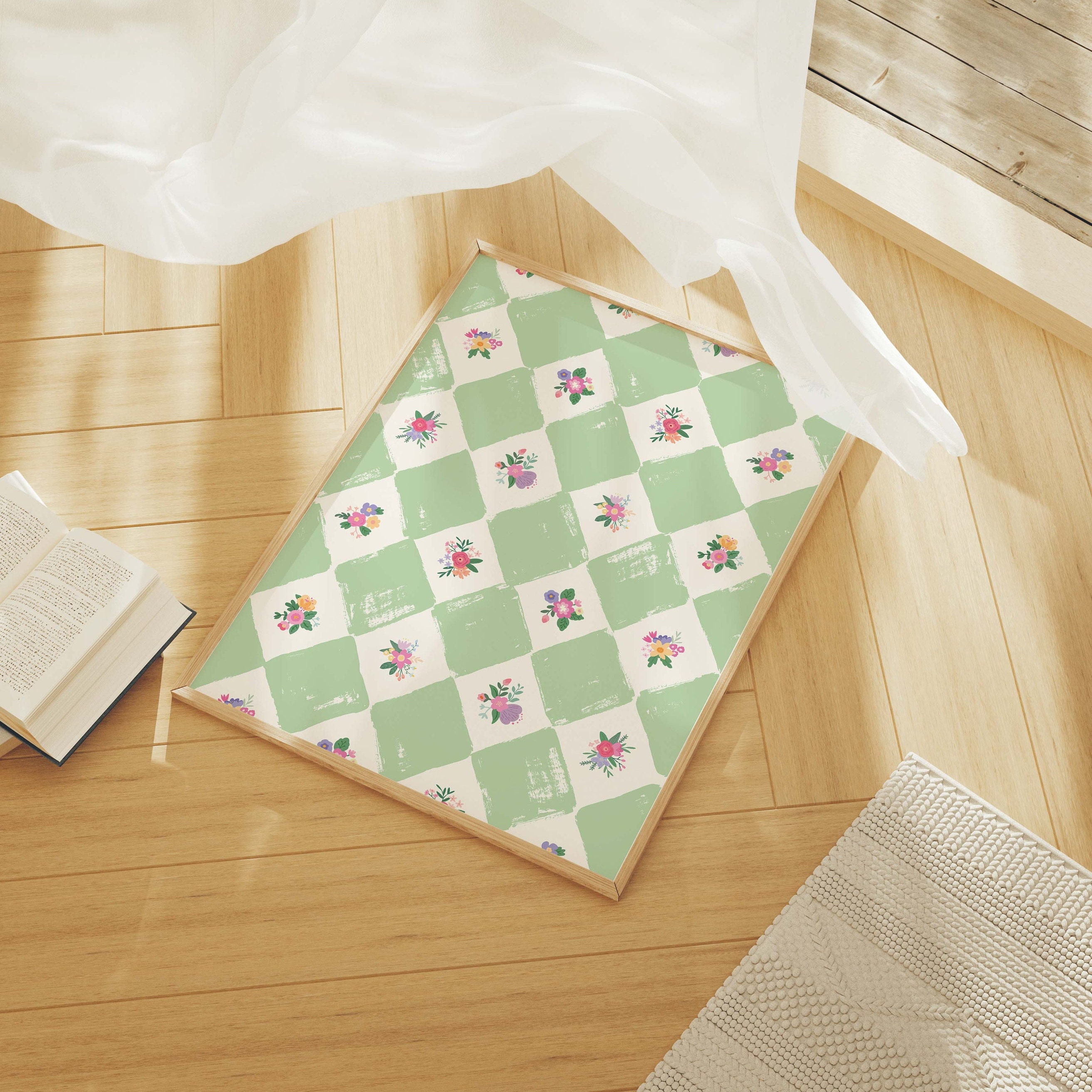 Vintage Floral Pattern Print - Image 3