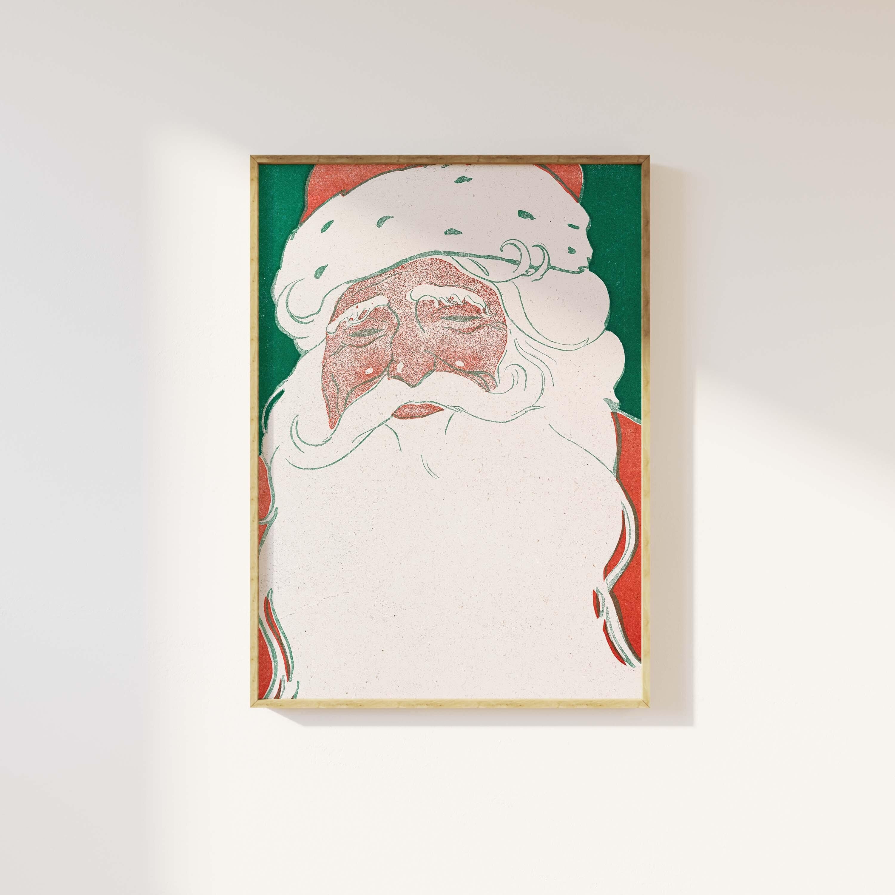 Vintage Santa Claus Print - Image 3