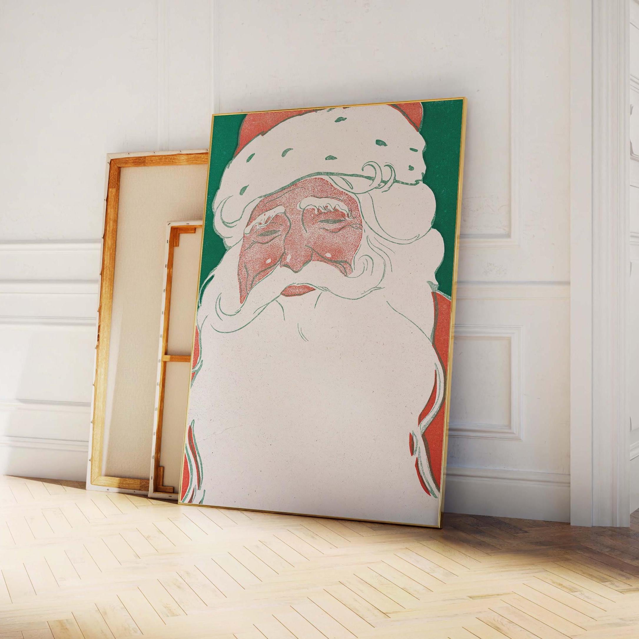 Vintage Santa Claus Print - Image 4