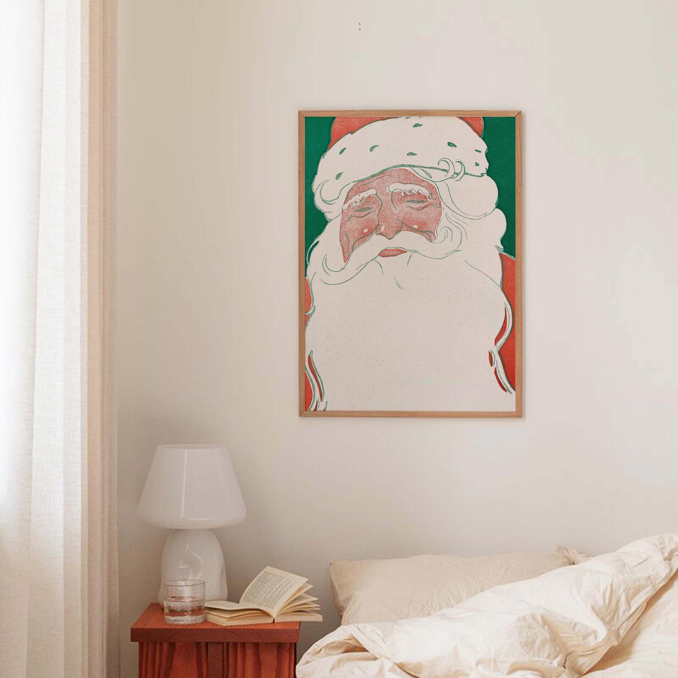 Vintage Santa Claus Print - Image 5