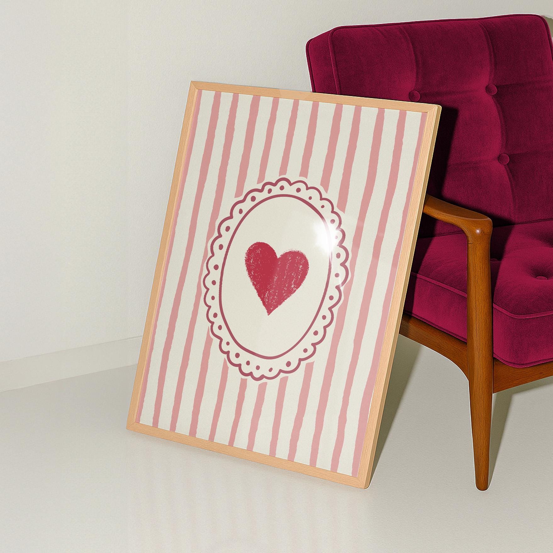 Vintage Valentines Print - Image 2