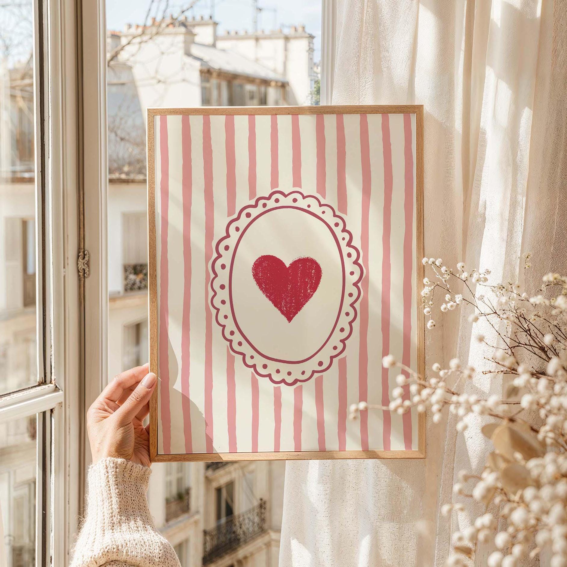 Vintage Valentines Print - Image 3