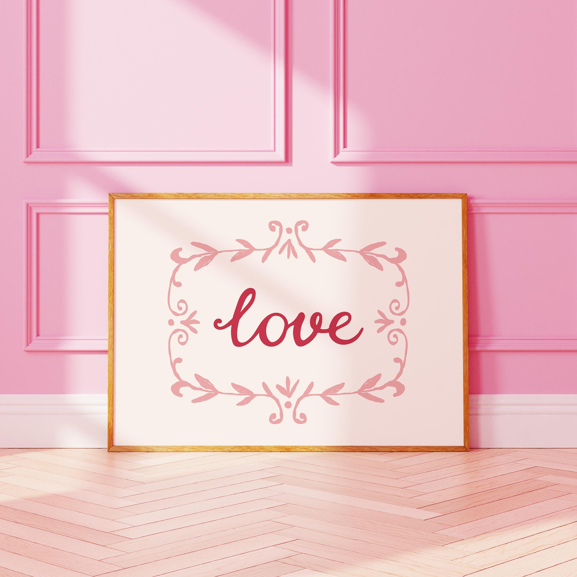 Vintage Valentines Print