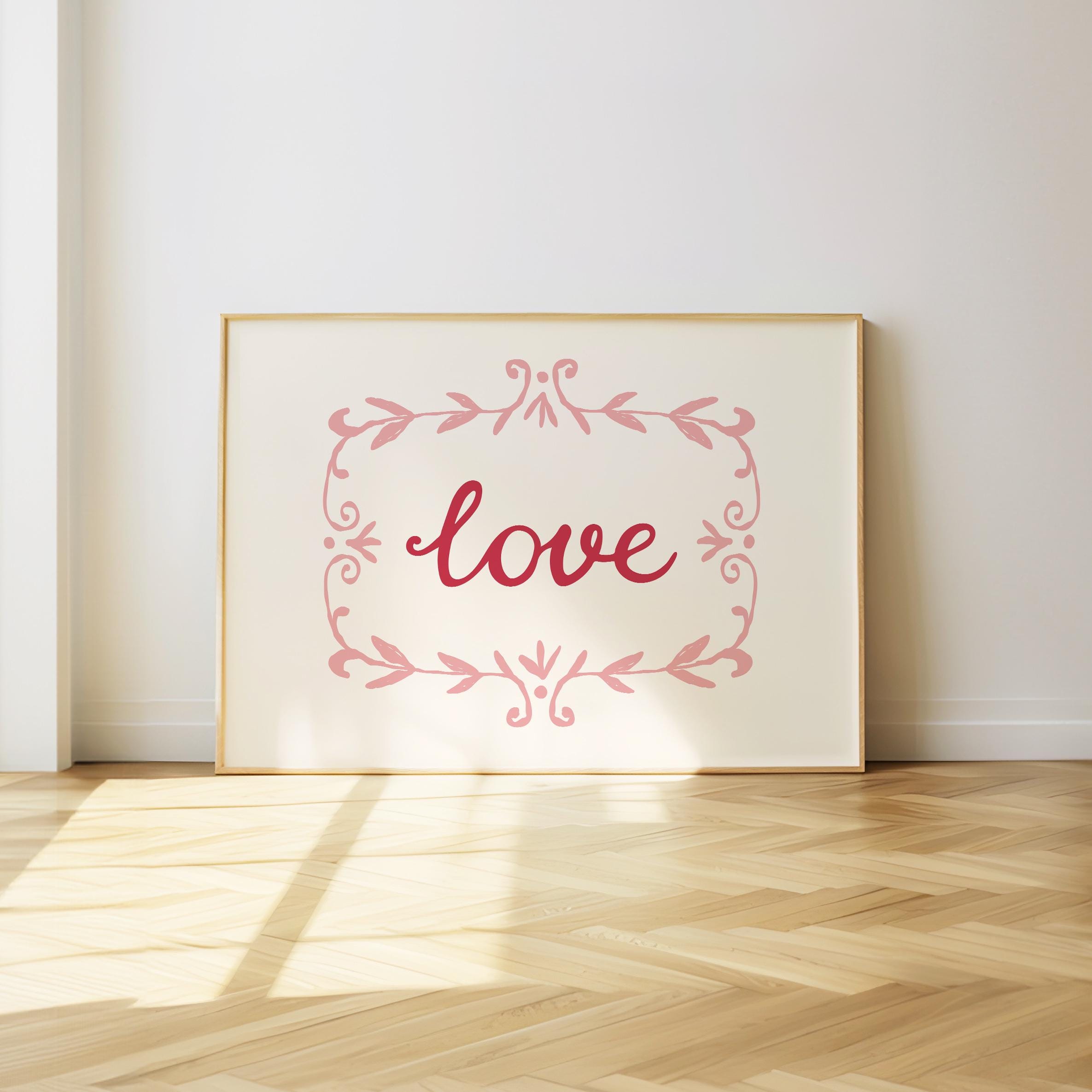 Vintage Valentines Print - Image 2