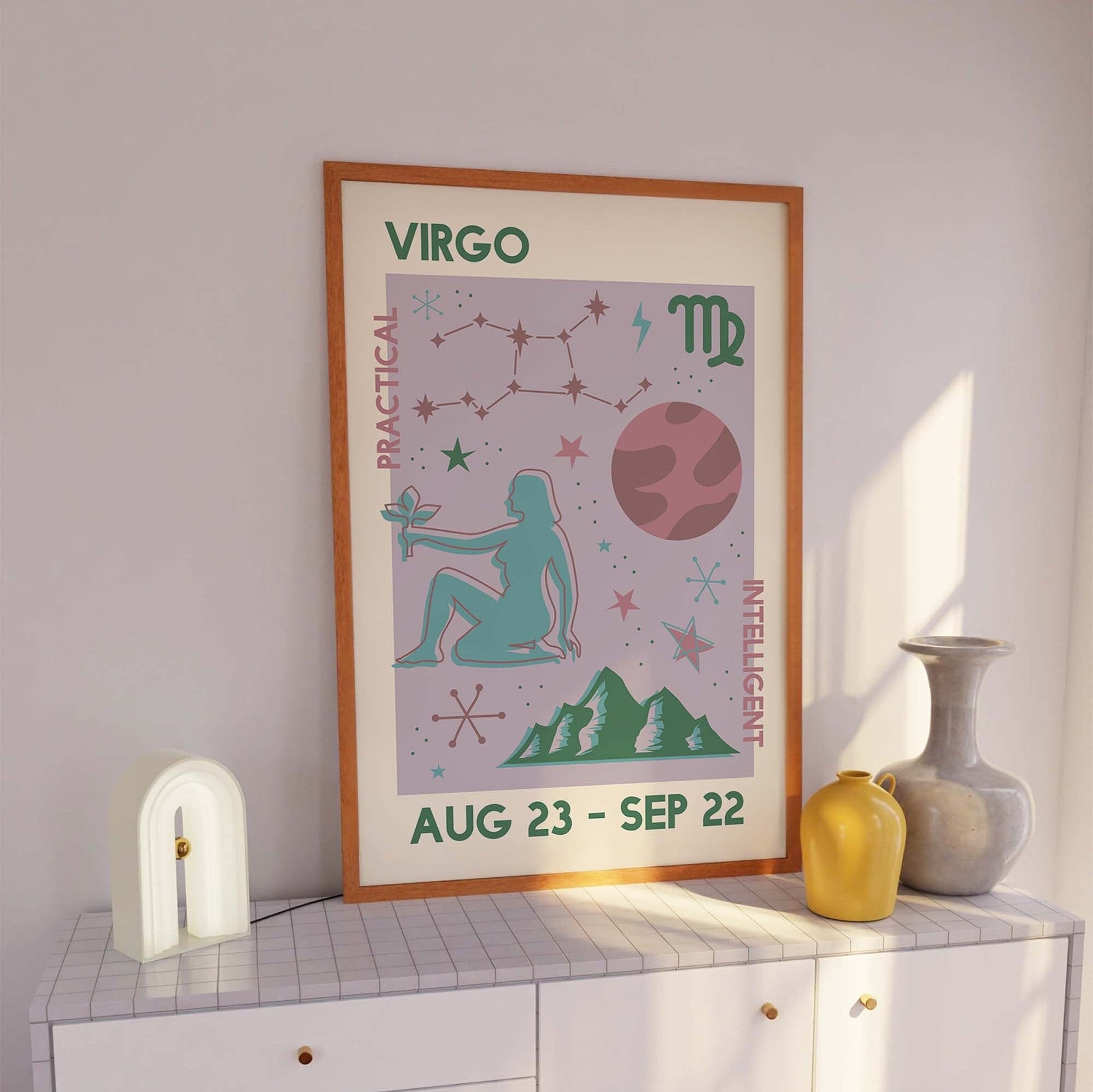 Virgo Zodiac Print - Image 2